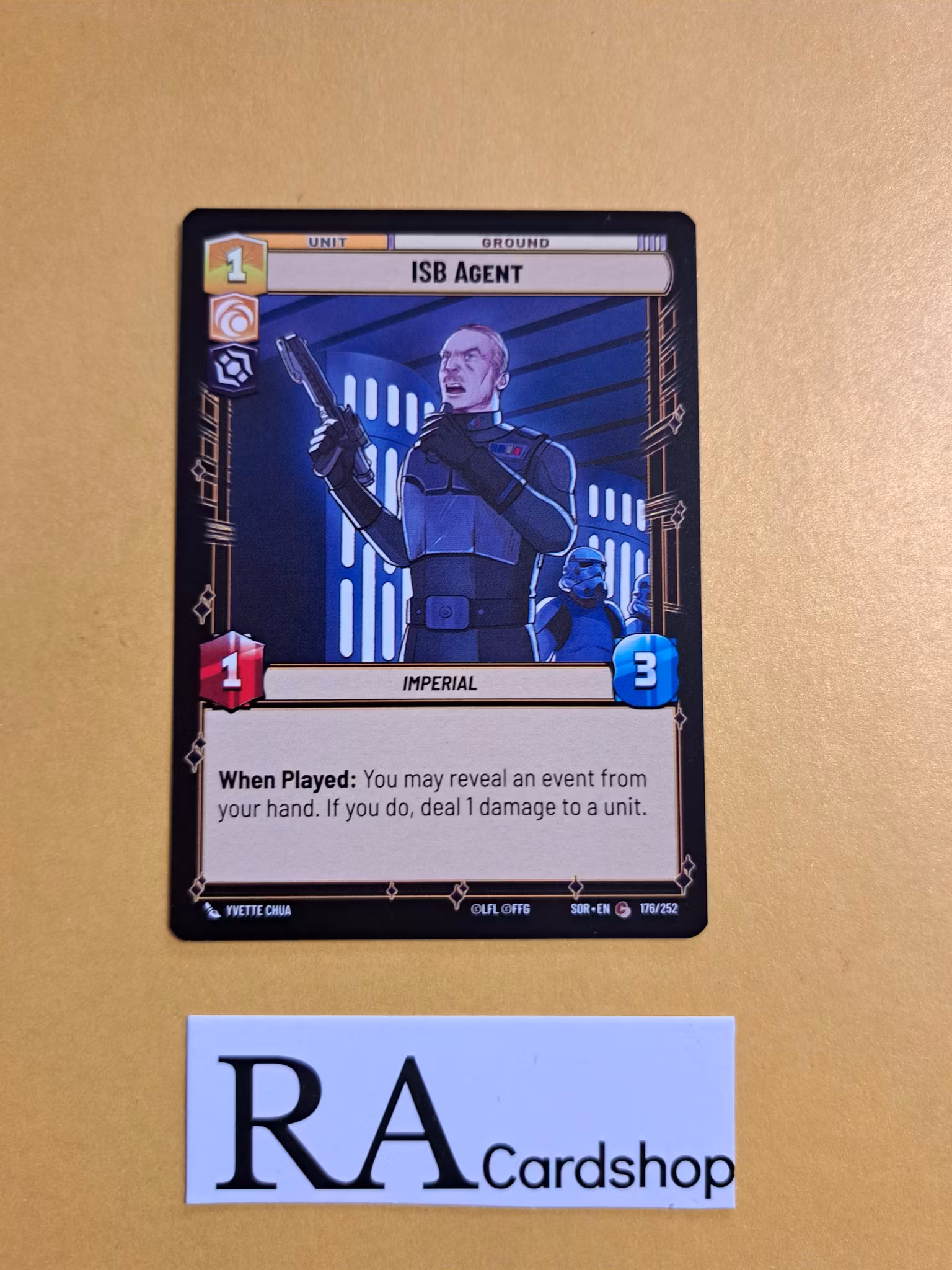 ISB Agent Common 176/252 Spark of the Rebellion (SOR) Star Wars Unlimited