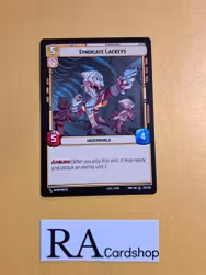 Syndicate Lackeys Common 213/252 Spark of the Rebellion (SOR) Star Wars Unlimited