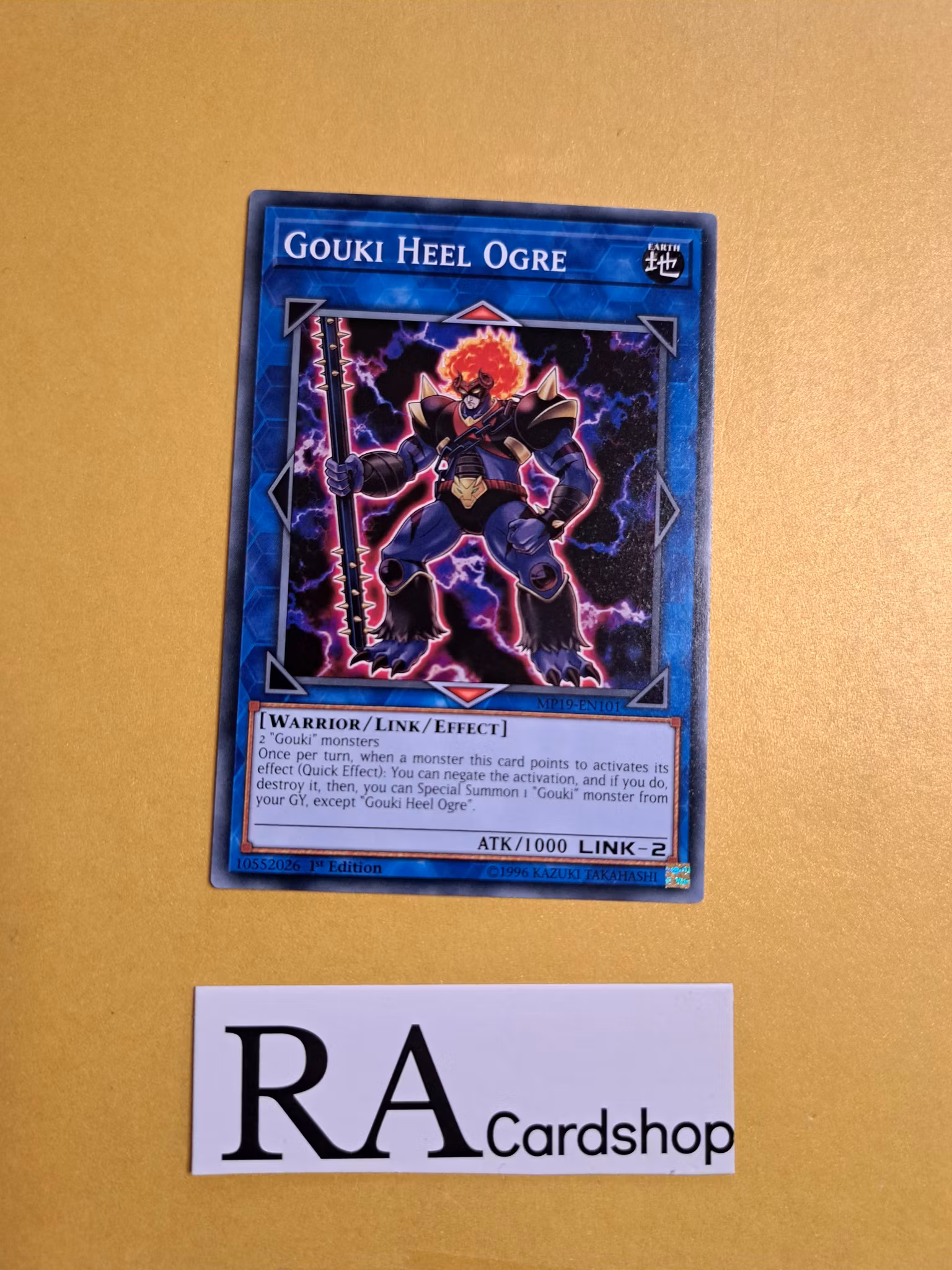 Gouki Heel Ogre Common MP19-EN101 1st Edition Gold Sarcophagus Tin Mega Pack 2019 MP19 Yu-Gi-Oh