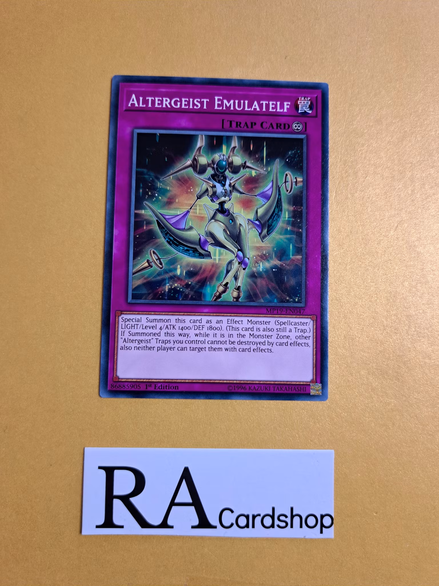 Altergeist Emulatelf Common MP19-EN047 1st Edition Gold Sarcophagus Tin Mega Pack 2019 MP19 Yu-Gi-Oh