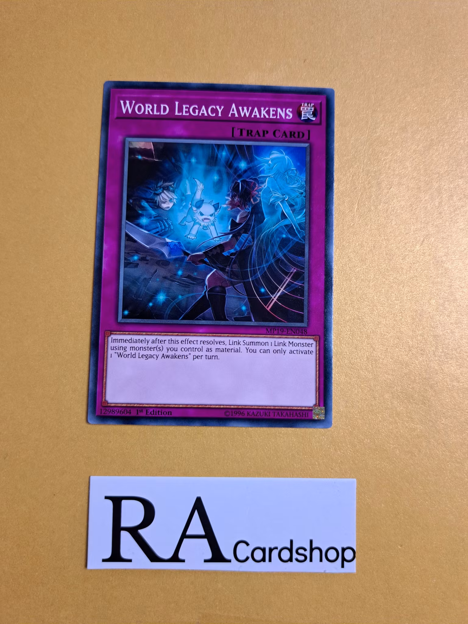 World Legacy Awakens Common MP19-EN048 1st Edition Gold Sarcophagus Tin Mega Pack 2019 MP19 Yu-Gi-Oh