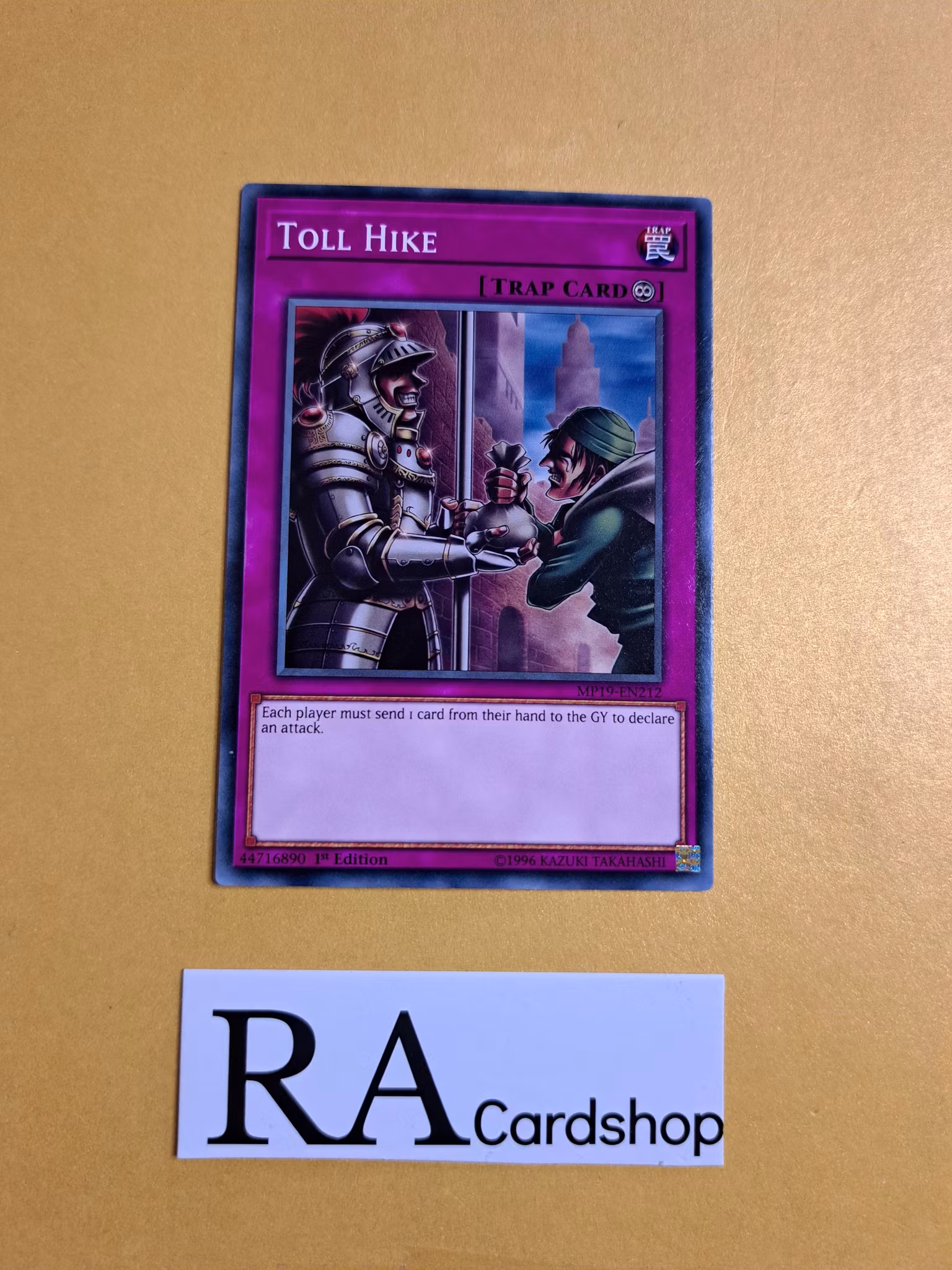 Toll Hike Common MP19-EN212 1st Edition Gold Sarcophagus Tin Mega Pack 2019 MP19 Yu-Gi-Oh