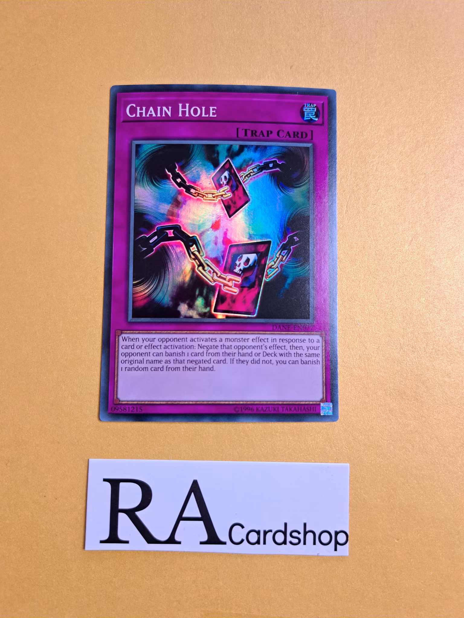 Chain Hole Super Rare DANE-EN077 Dark Neostorm DANE Yu-Gi-Oh