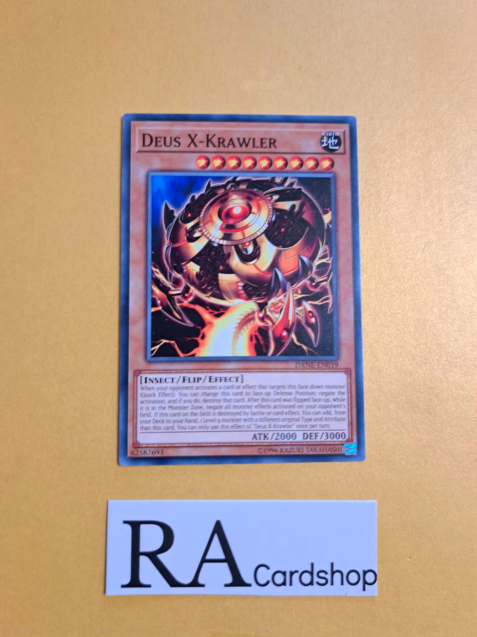 Deus X-Krawler Common DANE-EN019 Dark Neostorm DANE Yu-Gi-Oh