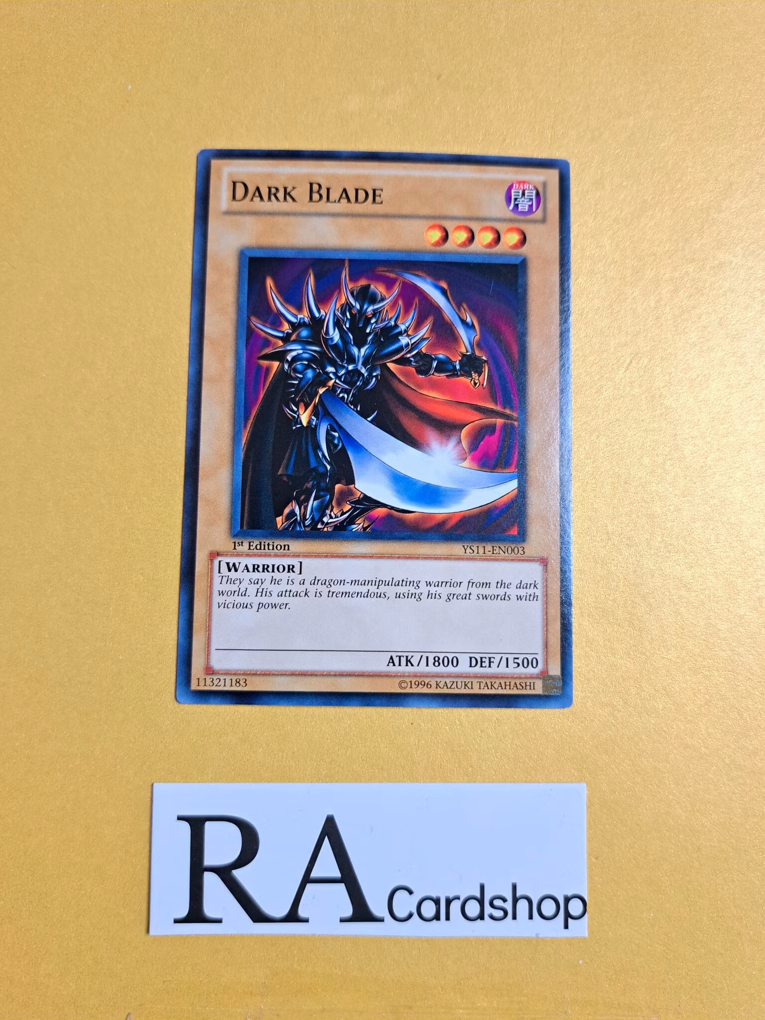 Dark Blade Common YS11-EN003 1st Edition Starter Deck: Dawn of the Xyz YS11 Yu-Gi-Oh