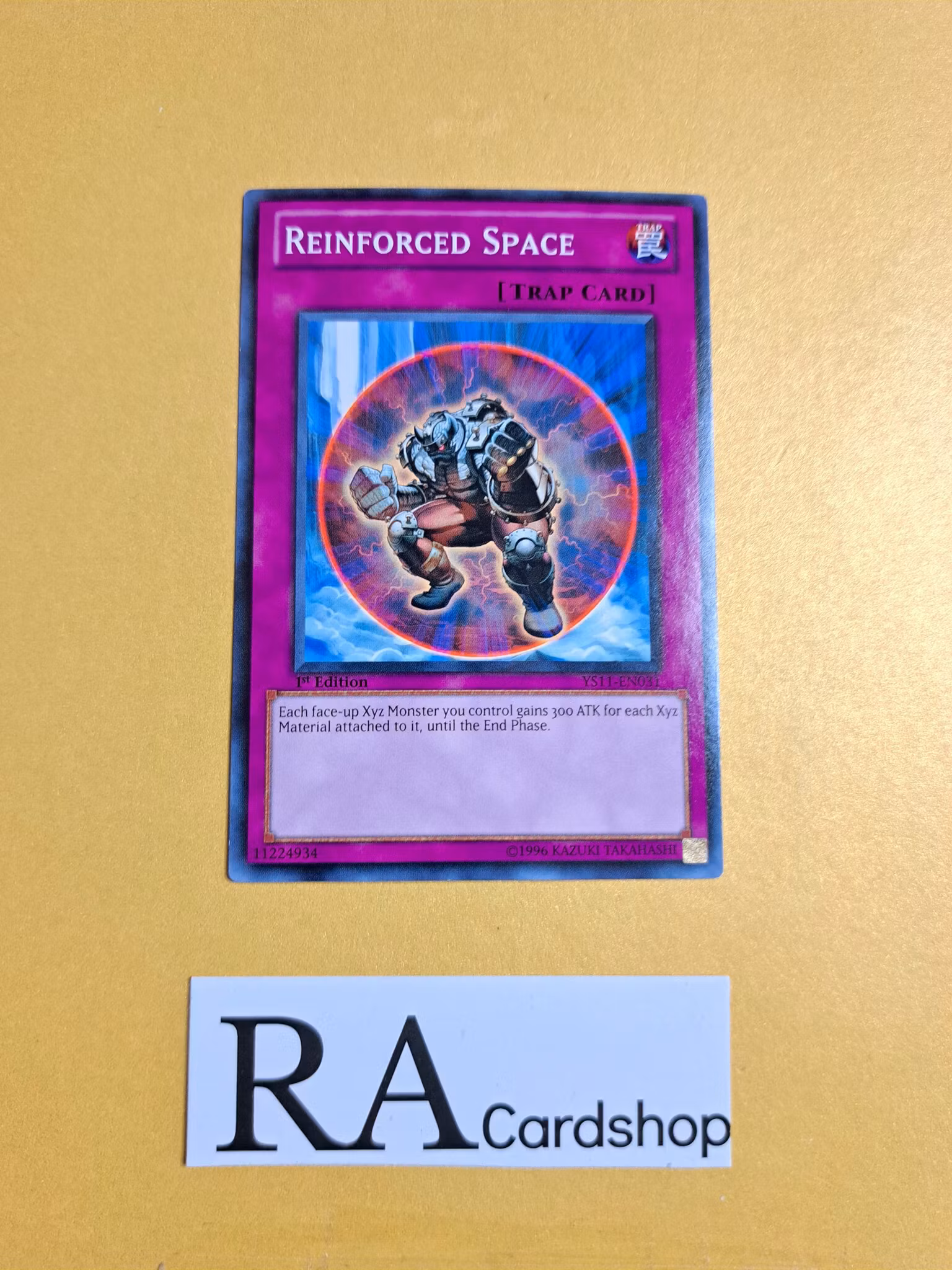 Reinforced Space Common YS11-EN031 1st Edition Starter Deck: Dawn of the Xyz YS11 Yu-Gi-Oh