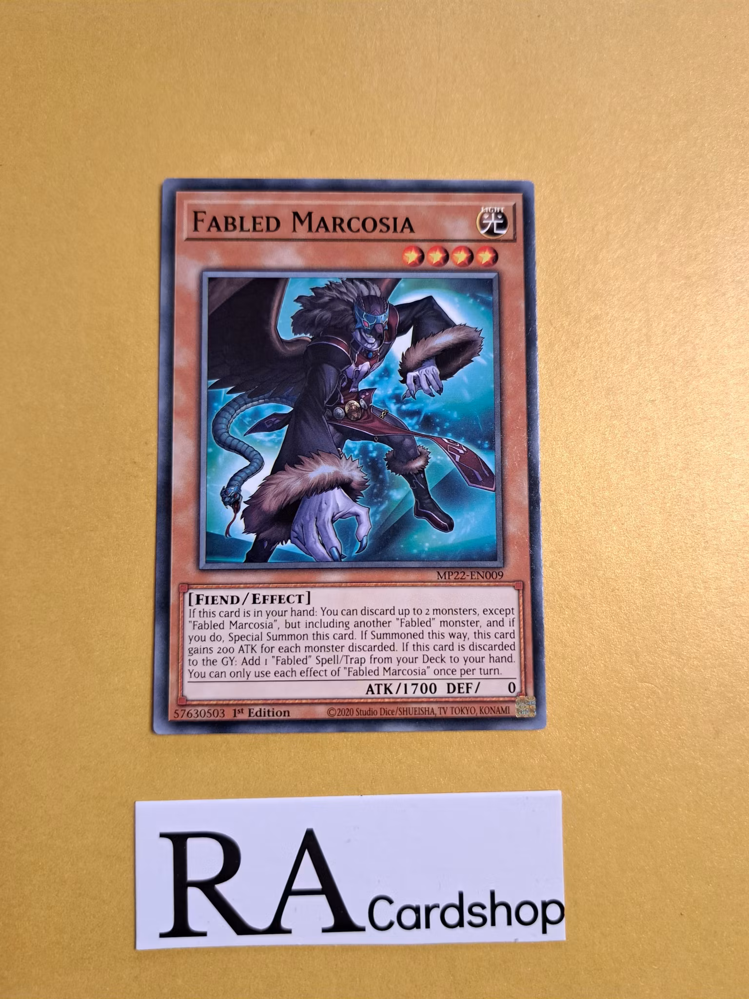Fabled Marcosia Common MP22-EN009 1st Edition Tin of the Pharaohs Gods 2022 MP22 Yu-Gi-Oh