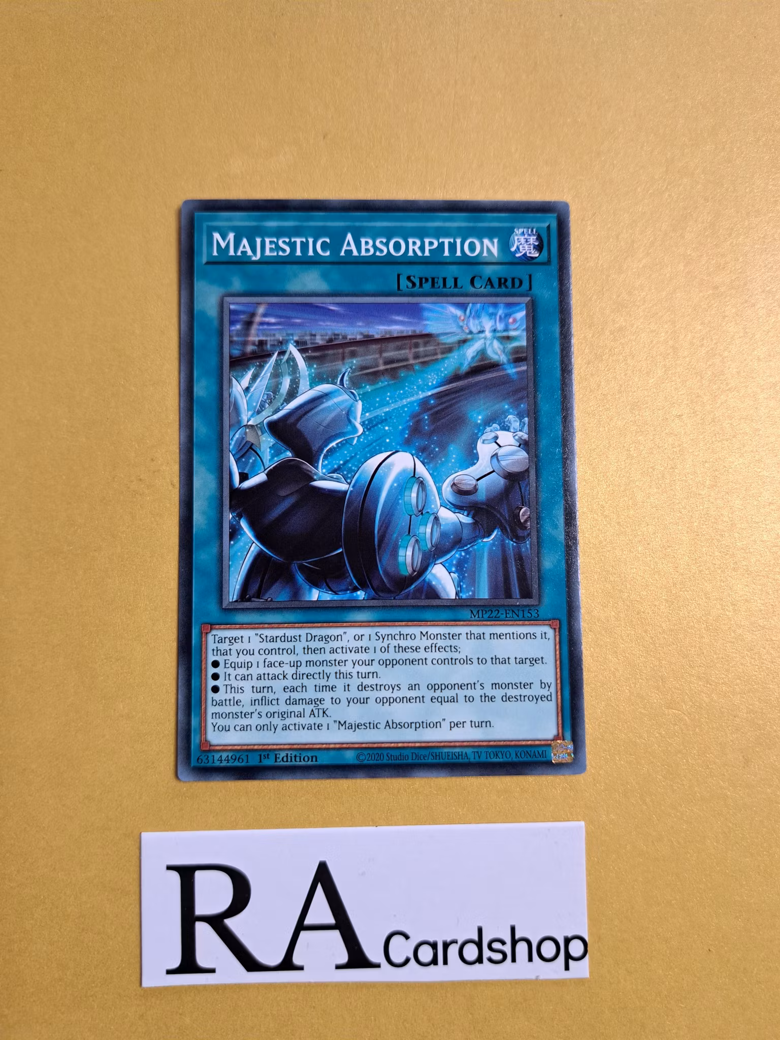 Majestic Absorption Common MP22-EN153 1st Edition Tin of the Pharaohs Gods 2022 MP22 Yu-Gi-Oh