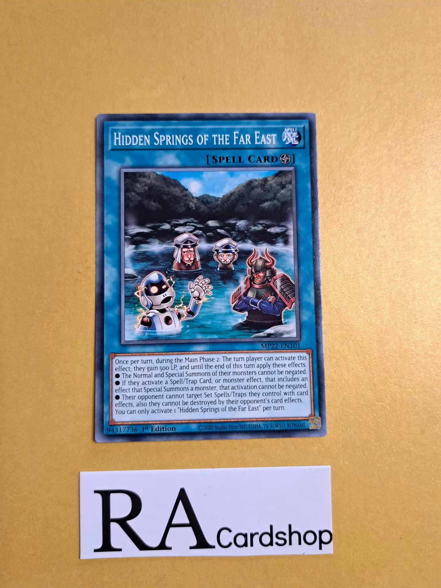 Hidden Springs of the Far East Common MP22-EN101 1st Edition Tin of the Pharaohs Gods 2022 MP22 Yu-Gi-Oh