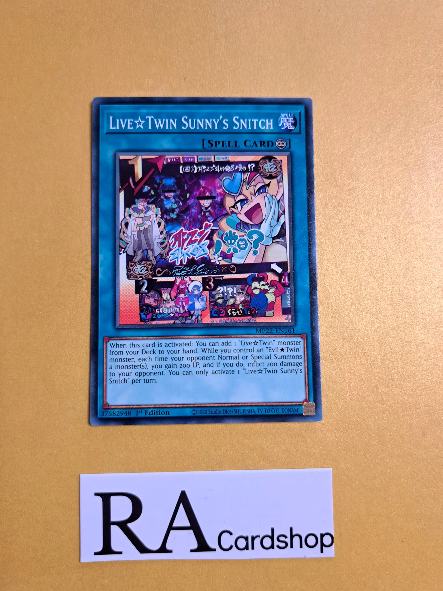 LiveTwin Sunny's Snitch Common MP22-EN161 1st Edition Tin of the Pharaohs Gods 2022 MP22 Yu-Gi-Oh