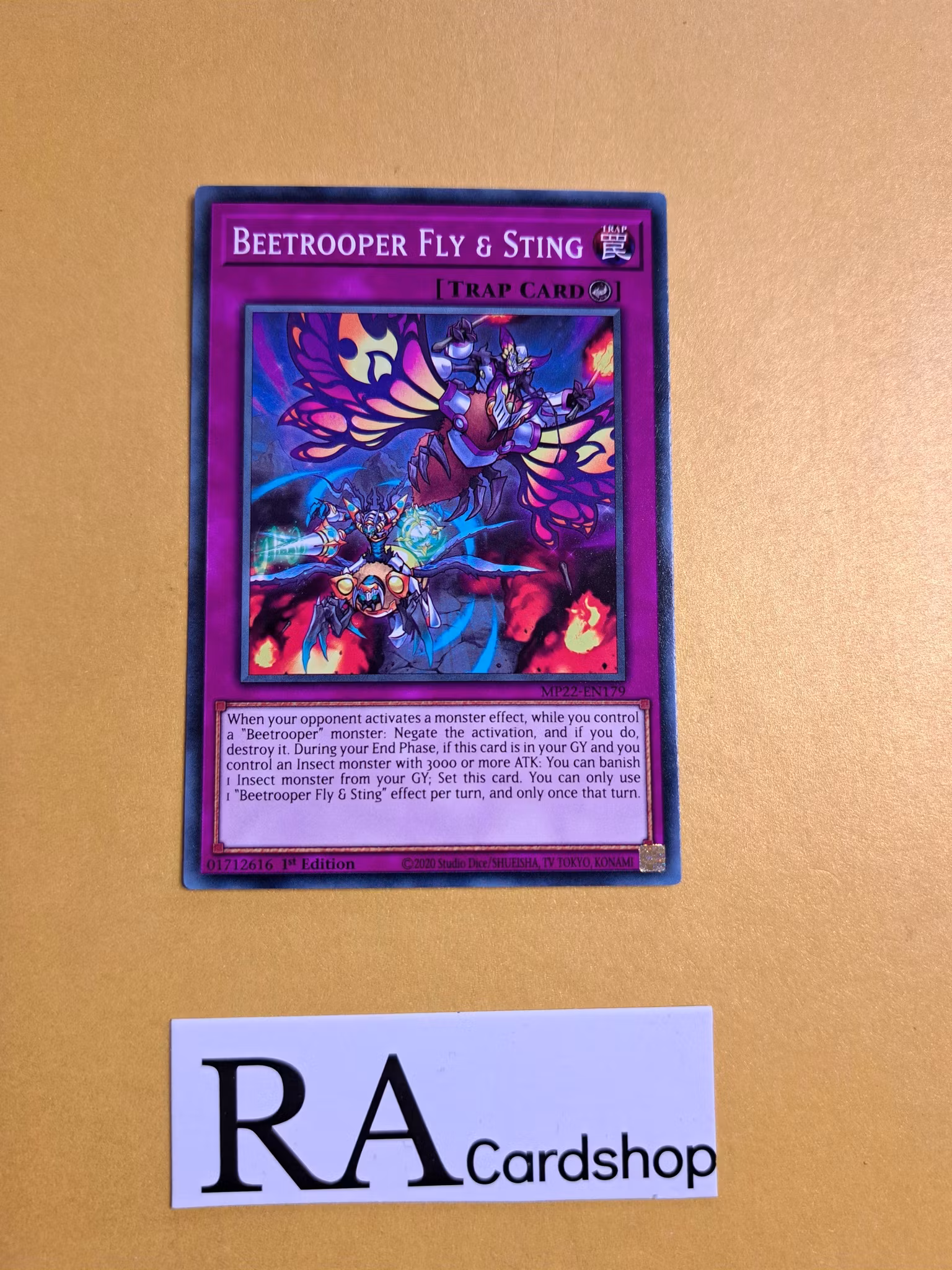 Beetrooper Fly & Sting Common MP22-EN179 1st Edition Tin of the Pharaohs Gods 2022 MP22 Yu-Gi-Oh