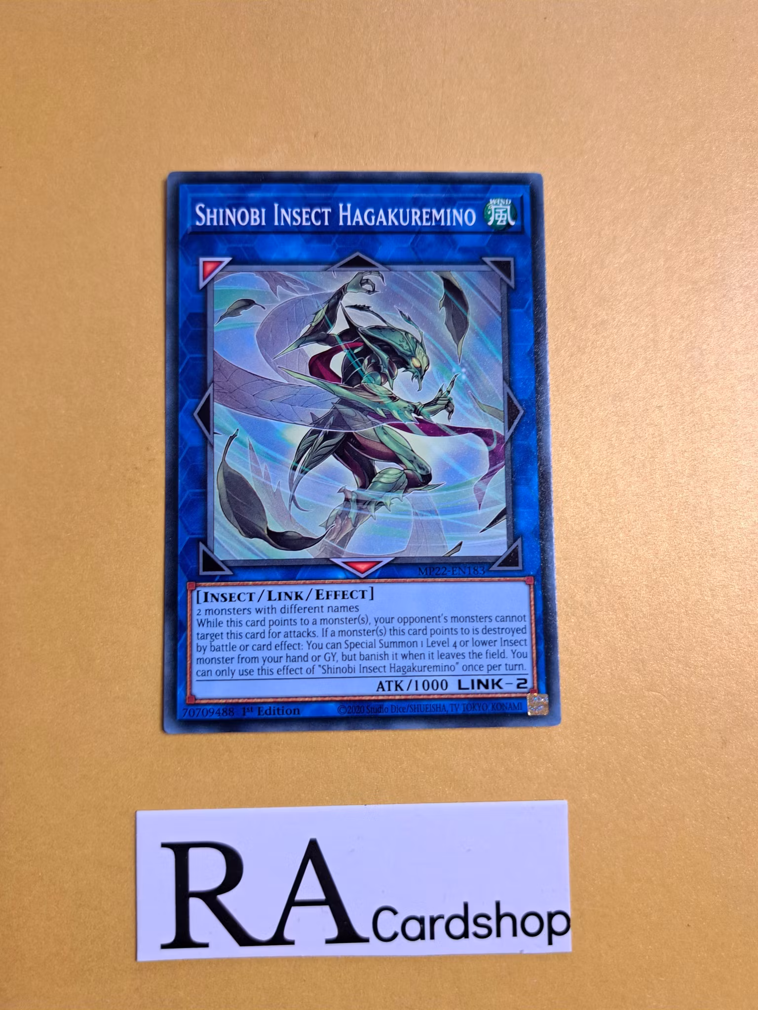 Shinobi Insect Hagakuremino Common MP22-EN183 1st Edition Tin of the Pharaohs Gods 2022 MP22 Yu-Gi-Oh