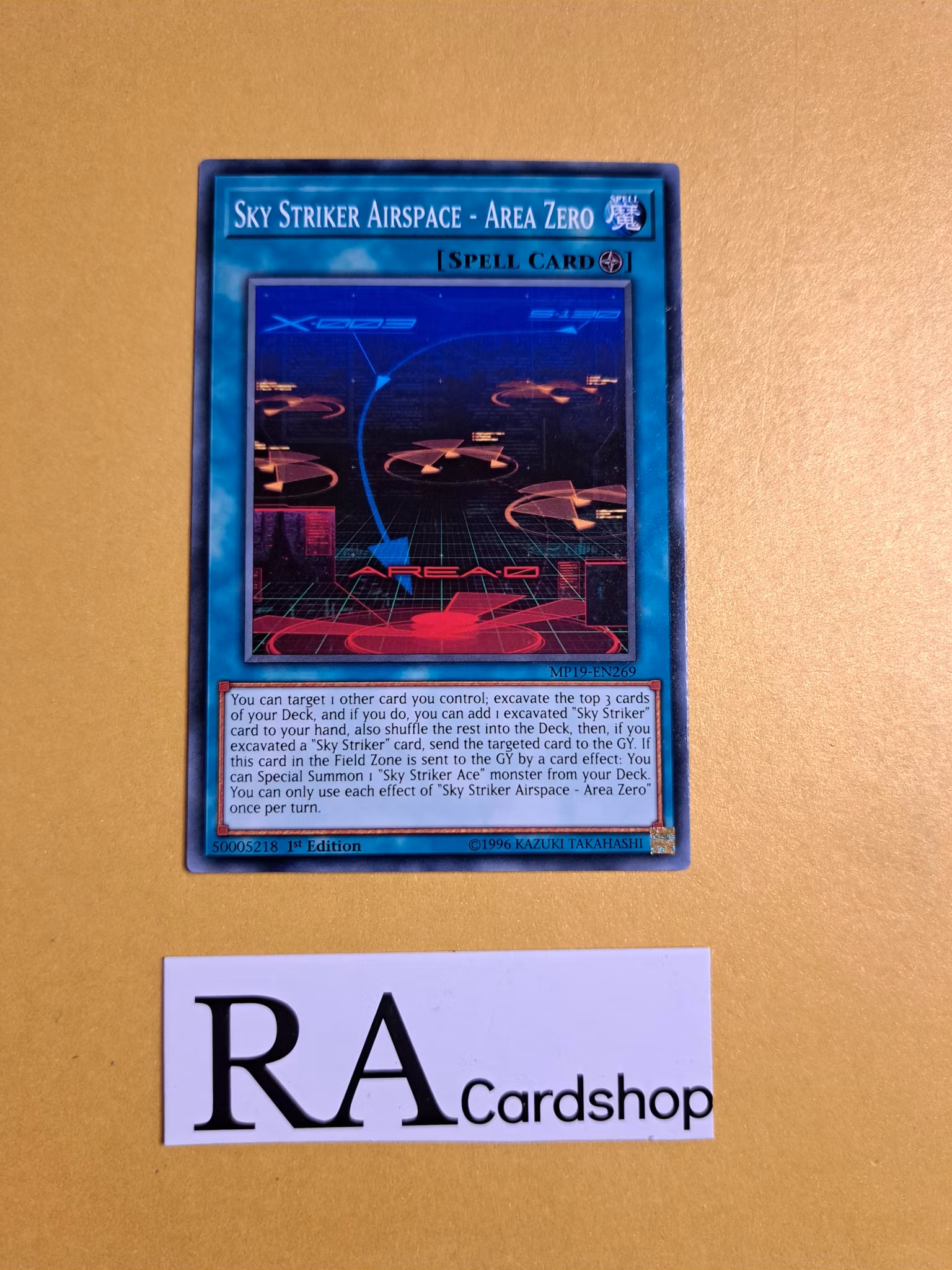 Sky Striker Airspace - Area Zero Common MP19-EN269 1st Edition Gold Sarcophagus Tin Mega Pack 2019 MP19 Yu-Gi-Oh