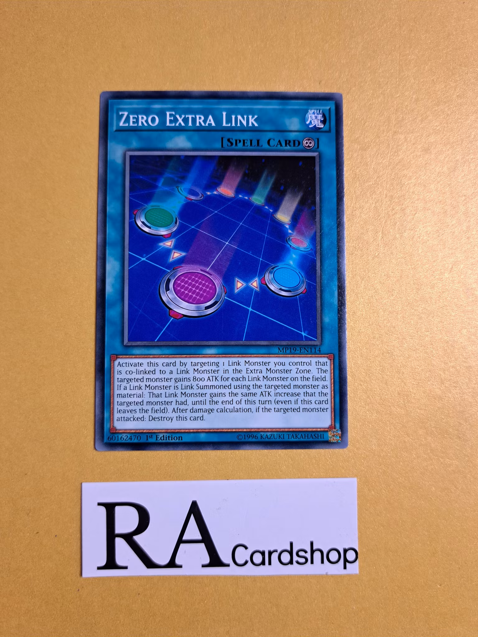 Zero Extra Link Common MP19-EN114 1st Edition Gold Sarcophagus Tin Mega Pack 2019 MP19 Yu-Gi-Oh