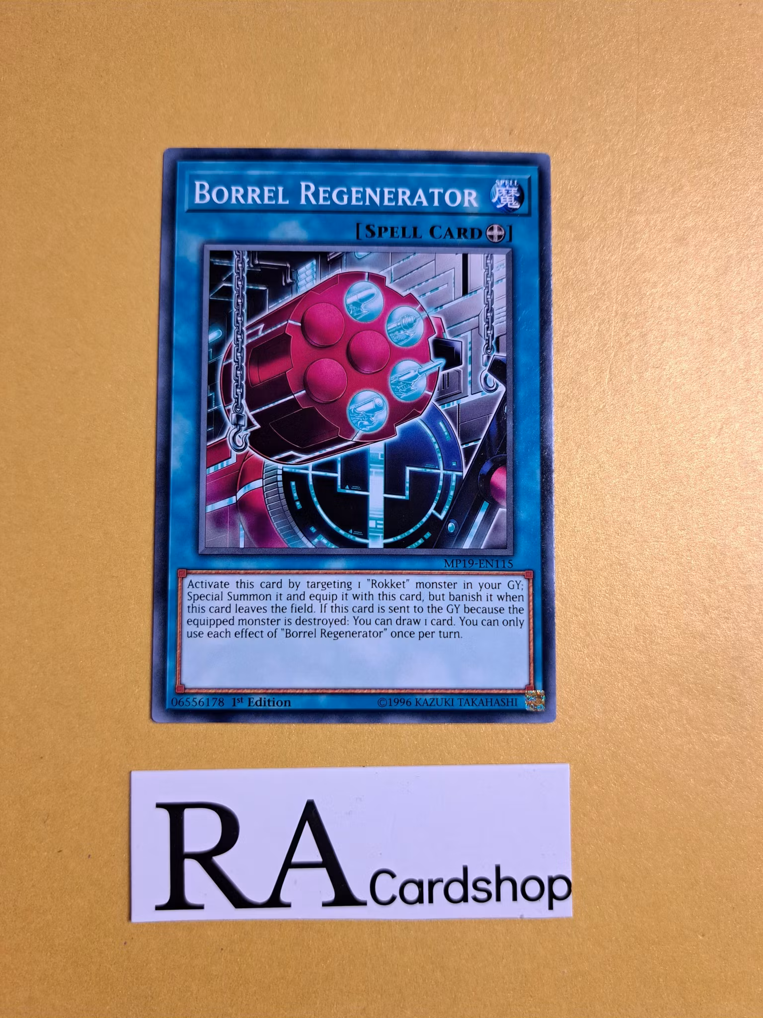Borrel Regenerator Common MP19-EN115 1st Edition Gold Sarcophagus Tin Mega Pack 2019 MP19 Yu-Gi-Oh