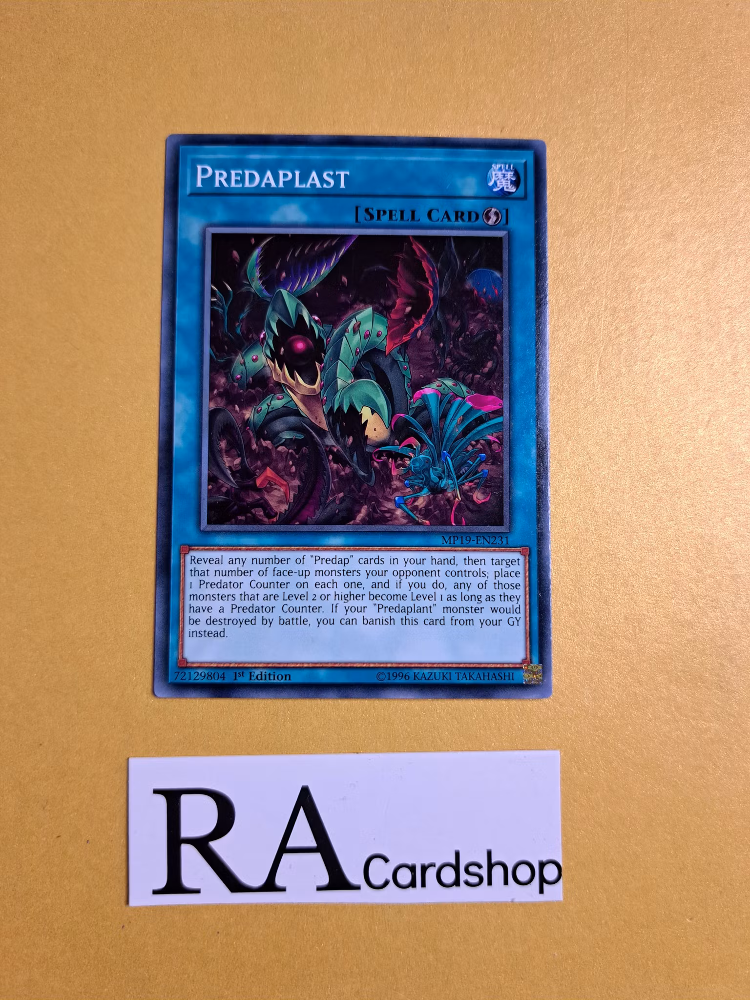 Predaplast Common MP19-EN231 1st Edition Gold Sarcophagus Tin Mega Pack 2019 MP19 Yu-Gi-Oh