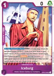 Iceburg Uncommon OP04-059 Kingdoms of Intrigue OP04 One Piece