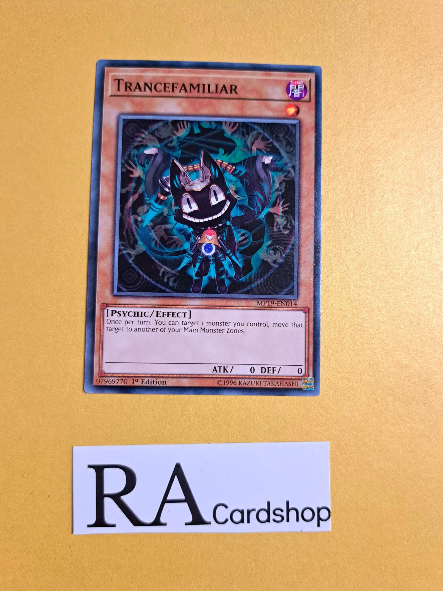 Trancefamiliar Common MP19-EN014 1st Edition Gold Sarcophagus Tin Mega Pack 2019 MP19 Yu-Gi-Oh