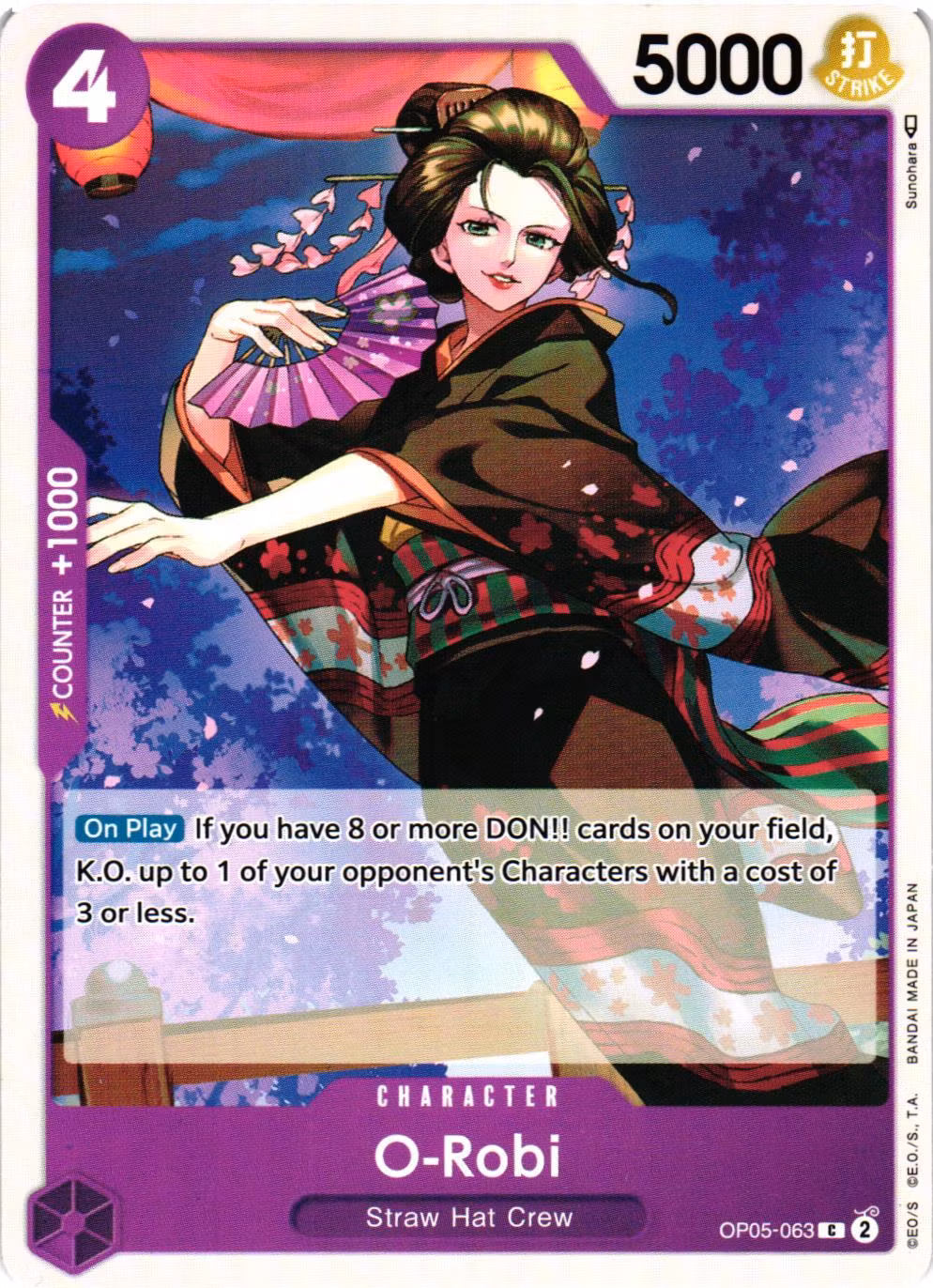 O-Robi Common OP05-063 Awakening of the New Era OP05 One Piece