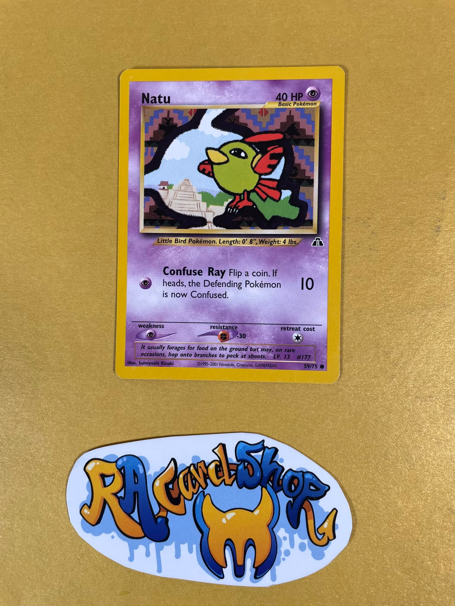 Natu Common 59/75 (1) Neo Discovery Pokemon