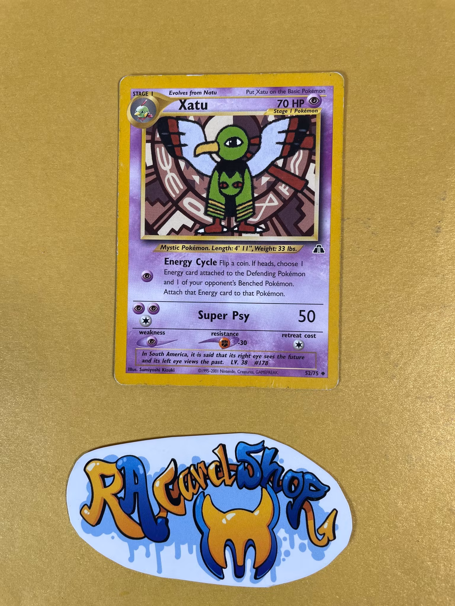 Xatu Uncommon 52/75 Neo Discovery Pokemon