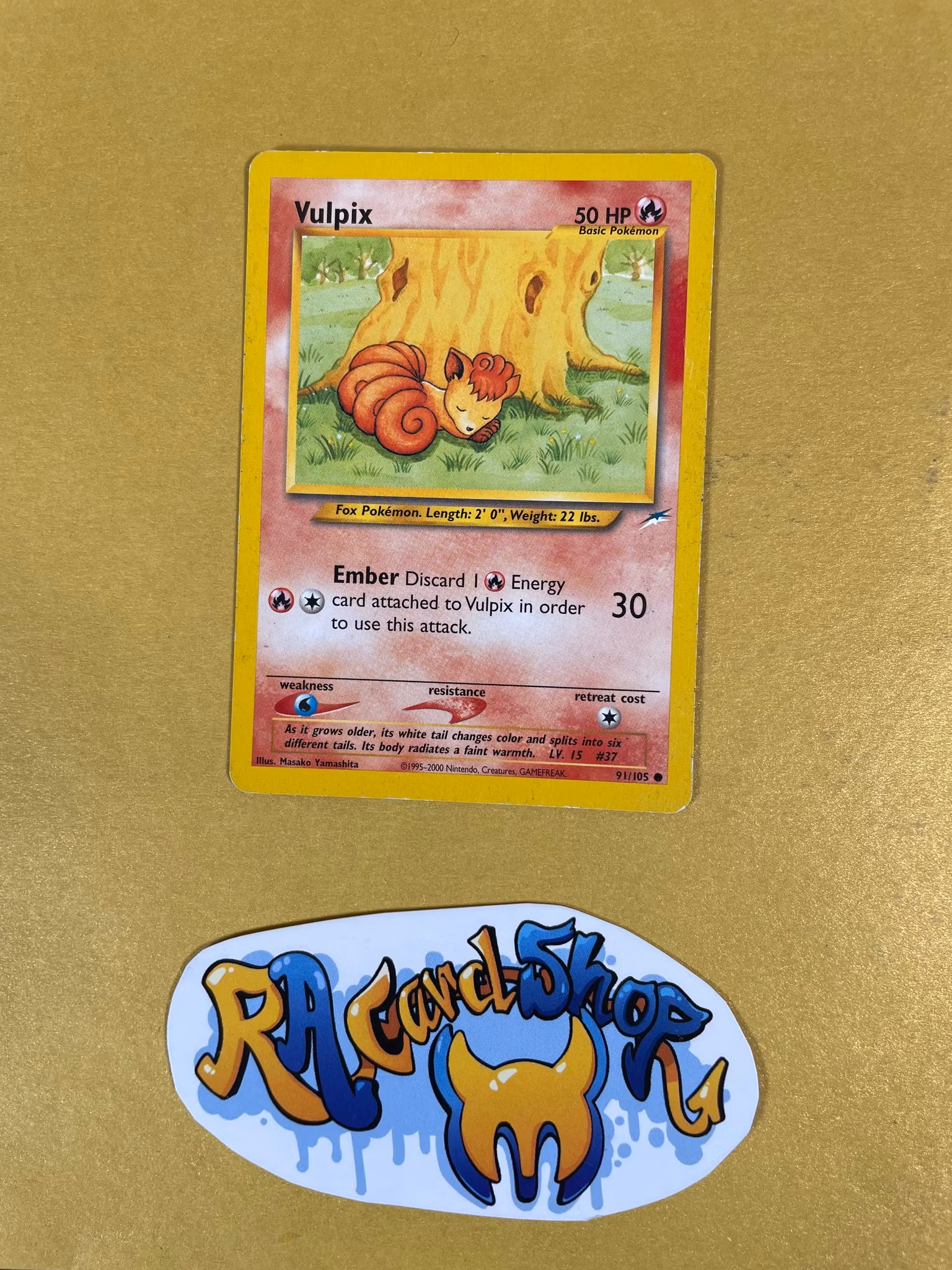 Vulpix Common 91/105 (1) Neo Destiny Pokemon