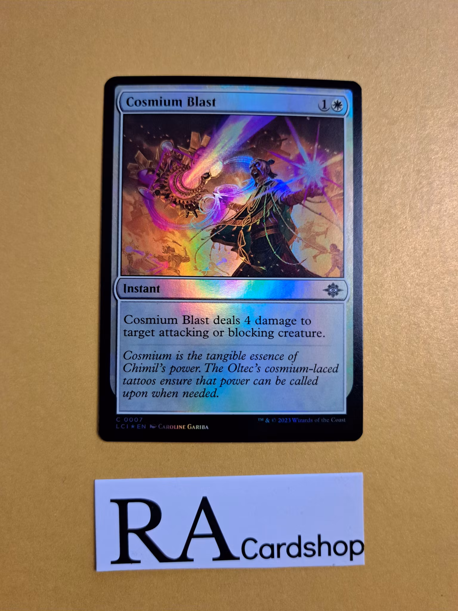 Cosmium Blast Common Foil 007 The Lost Caverns of Ixalan LCI Magic the Gathering