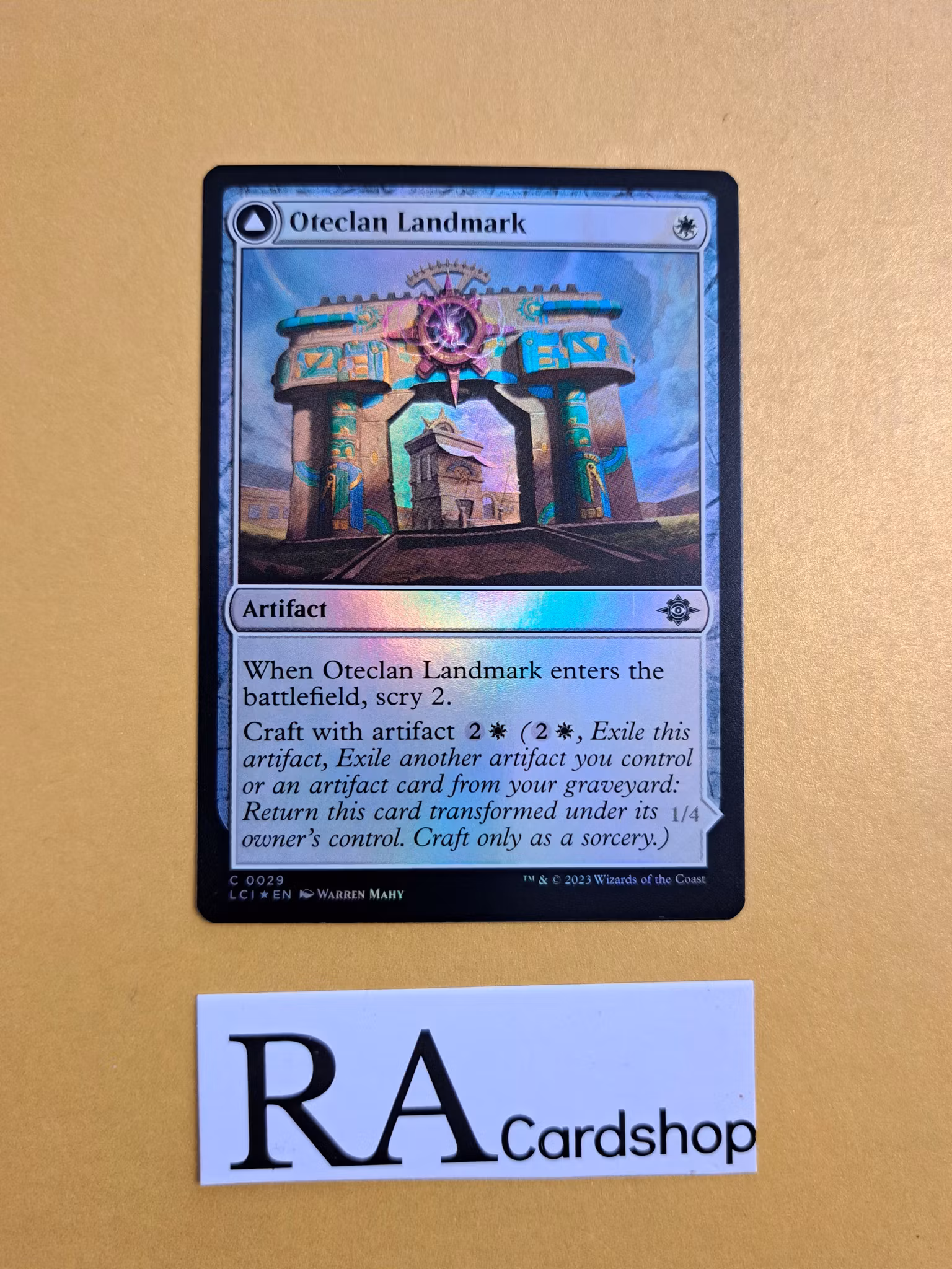 Oteclan Landmark // Oteclan Levitator Common Foil 029 The Lost Caverns of Ixalan LCI Magic the Gathering