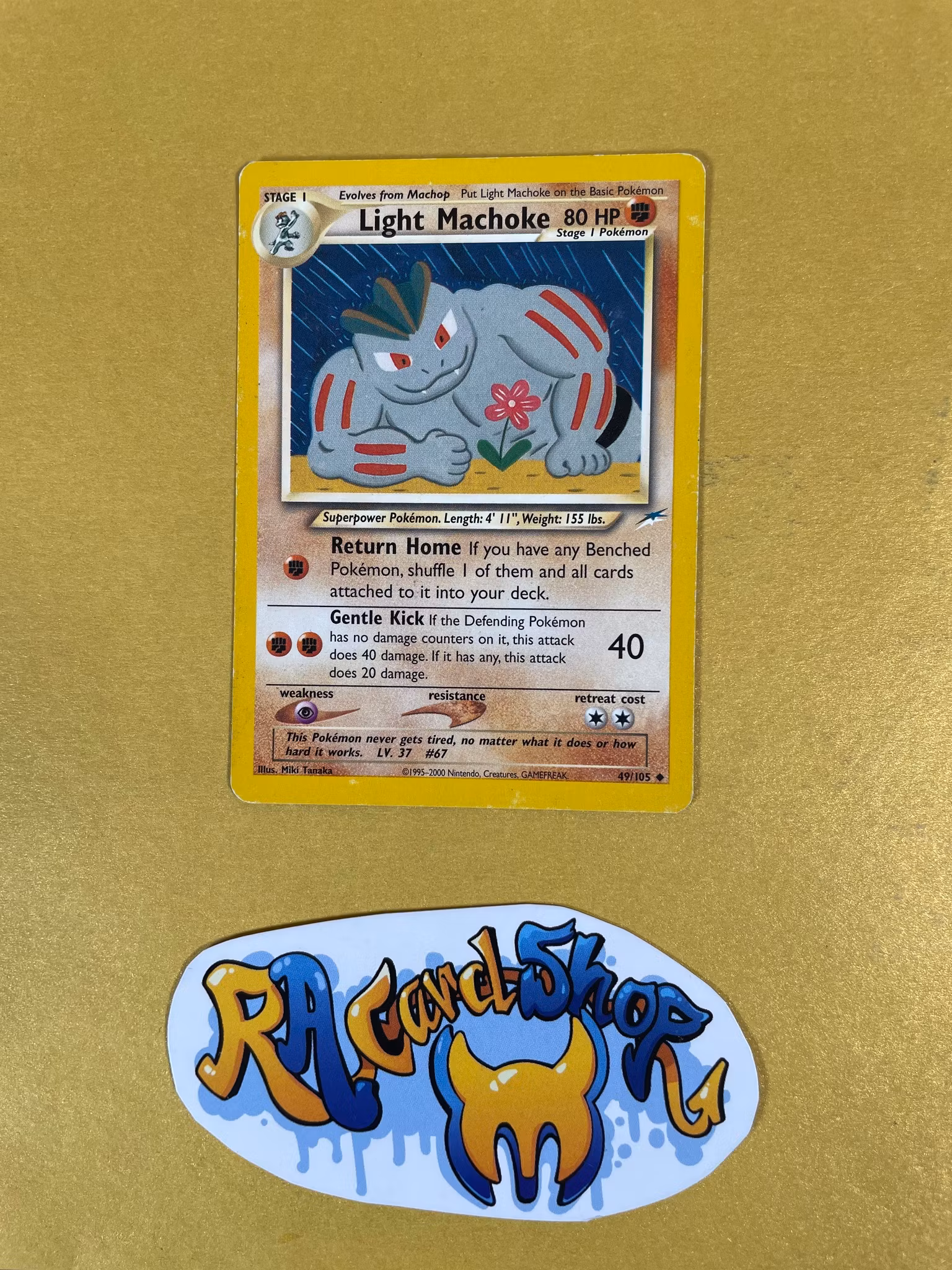 Light Machoke Uncommon 49/105 (2) Neo Destiny Pokemon