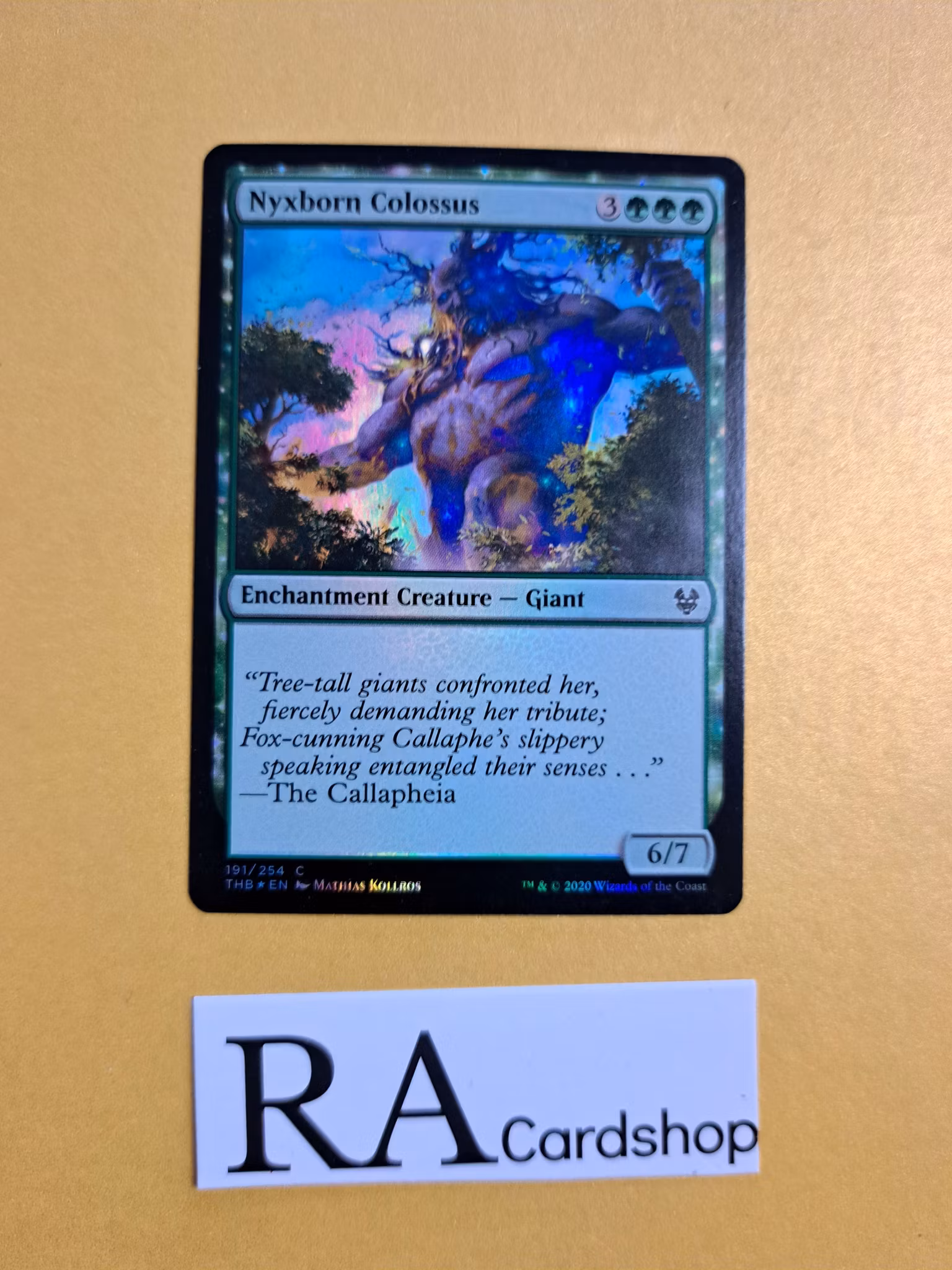 Nyxborn Colossus Common Foil 191/254 Theros Beyond Death (THB) Magic the Gathering