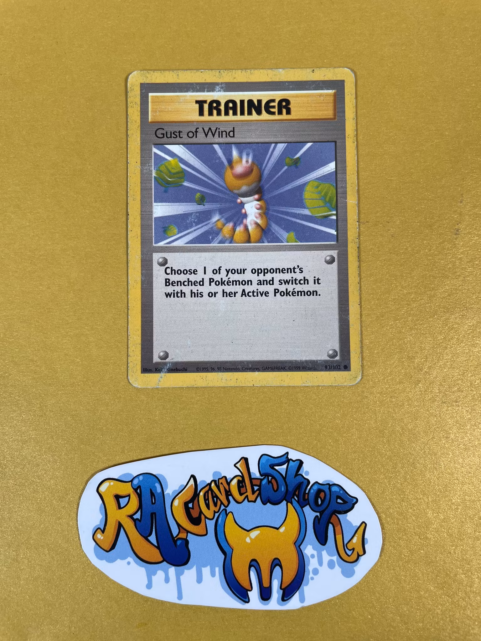 Gust of Wind Common 93/102 Base Set Pokemon (3)