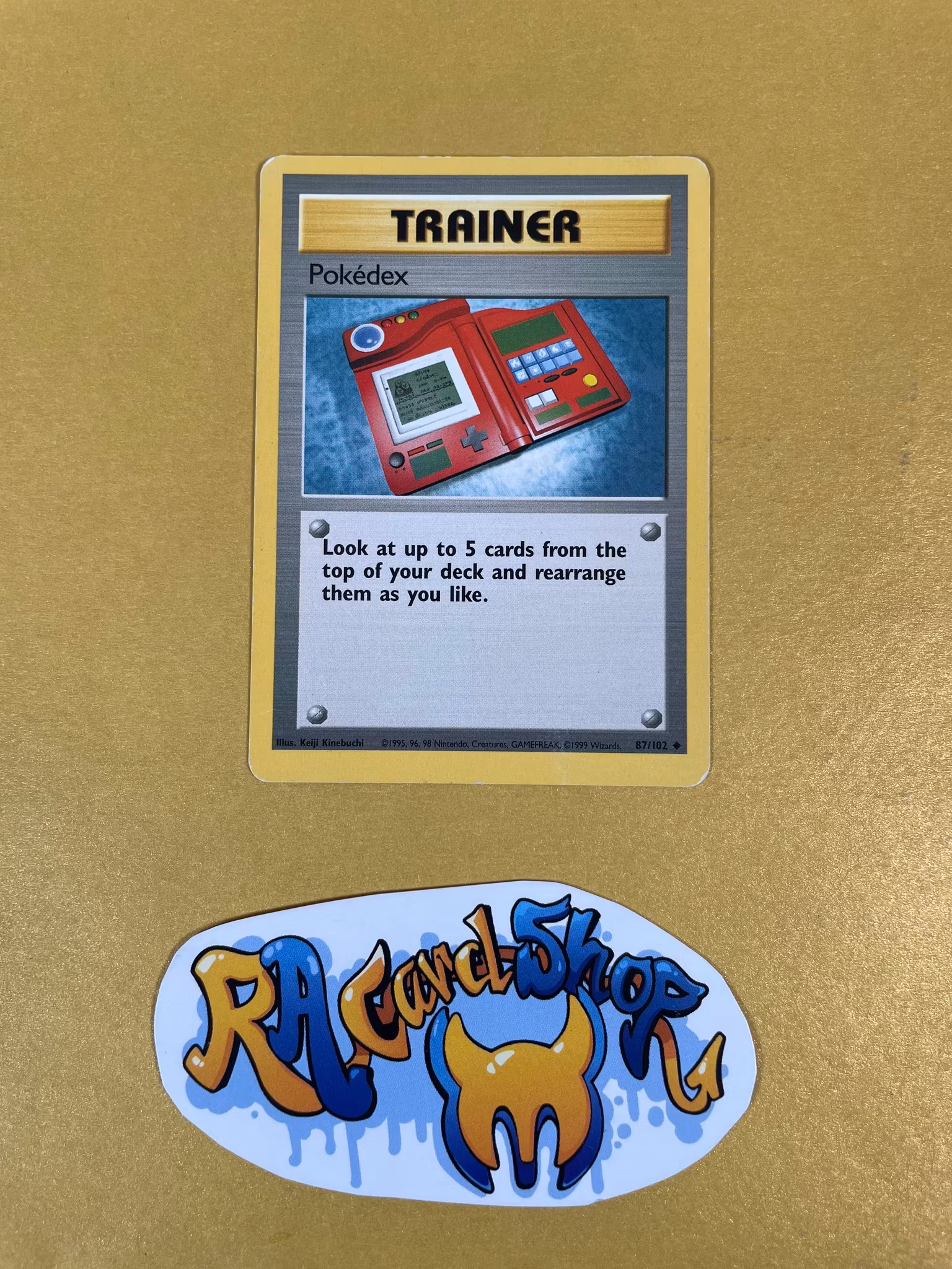 Pokedex Uncommon 87/102 Base Set Pokemon (3)