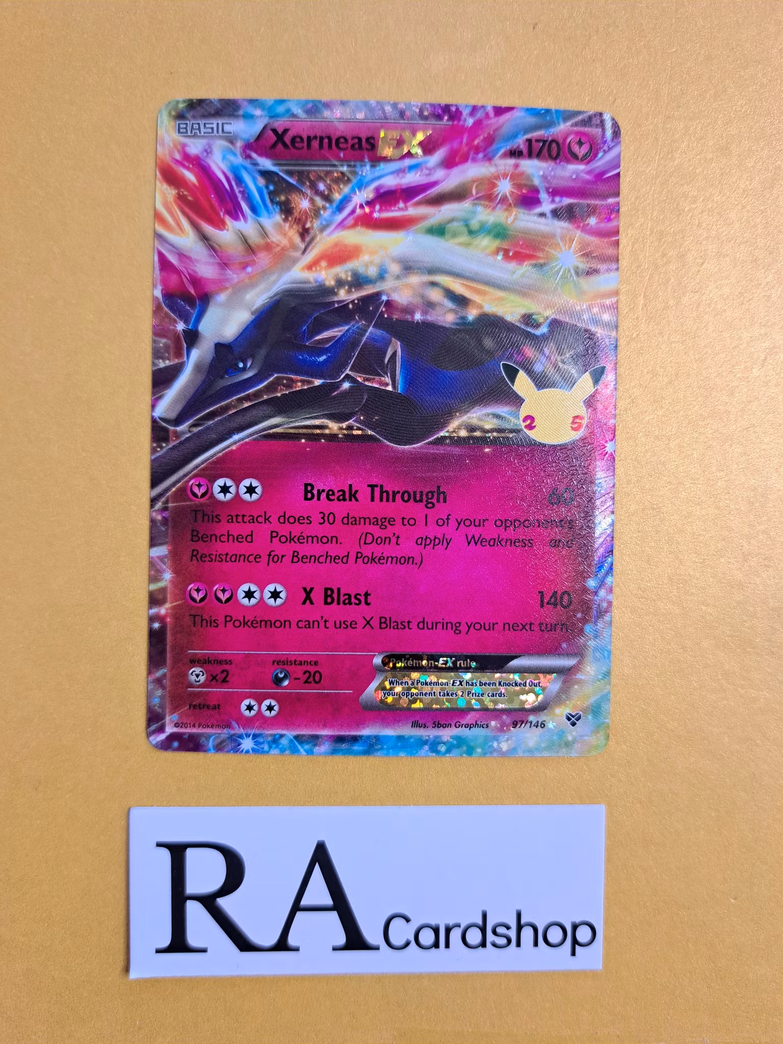 Xerneas EX 97/146 Celebrations Pokemon