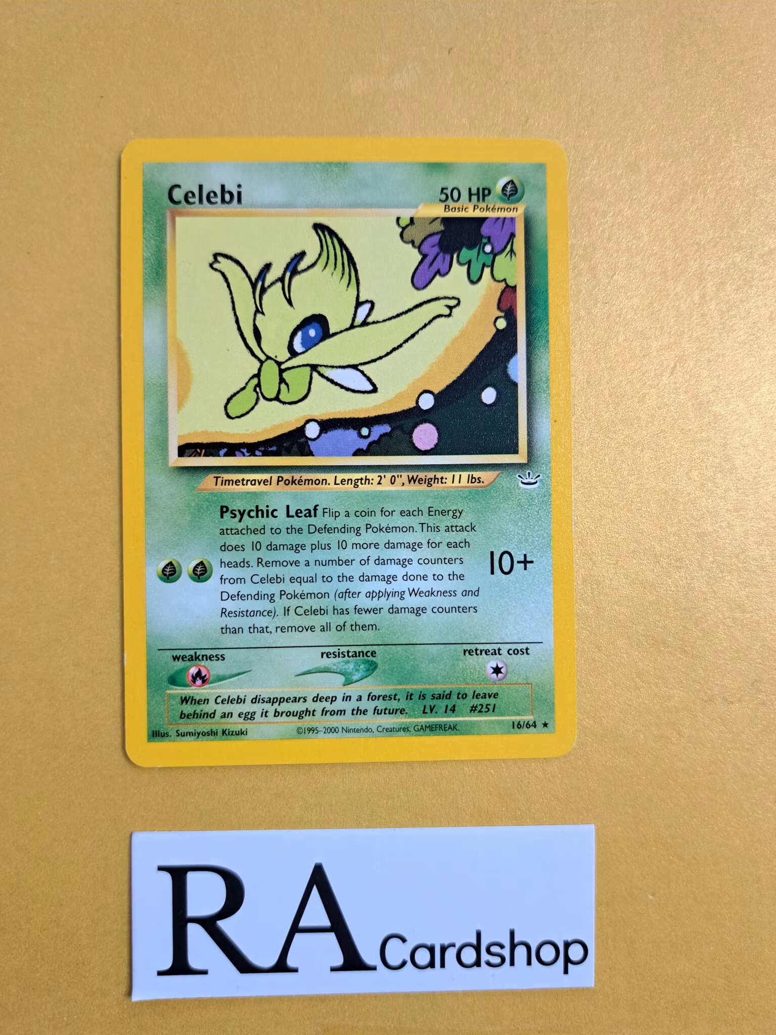 Celebi Rare 16/64 Neo Revolation Pokemon