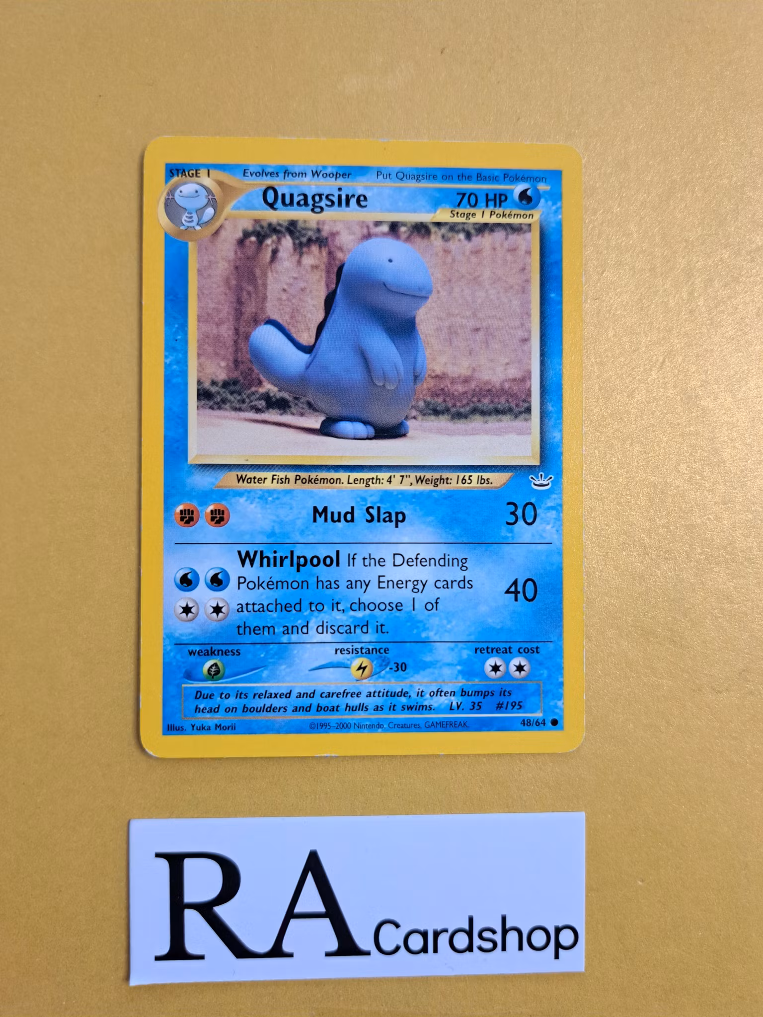 Quagsire Common 48/64 Neo Revolation Pokemon