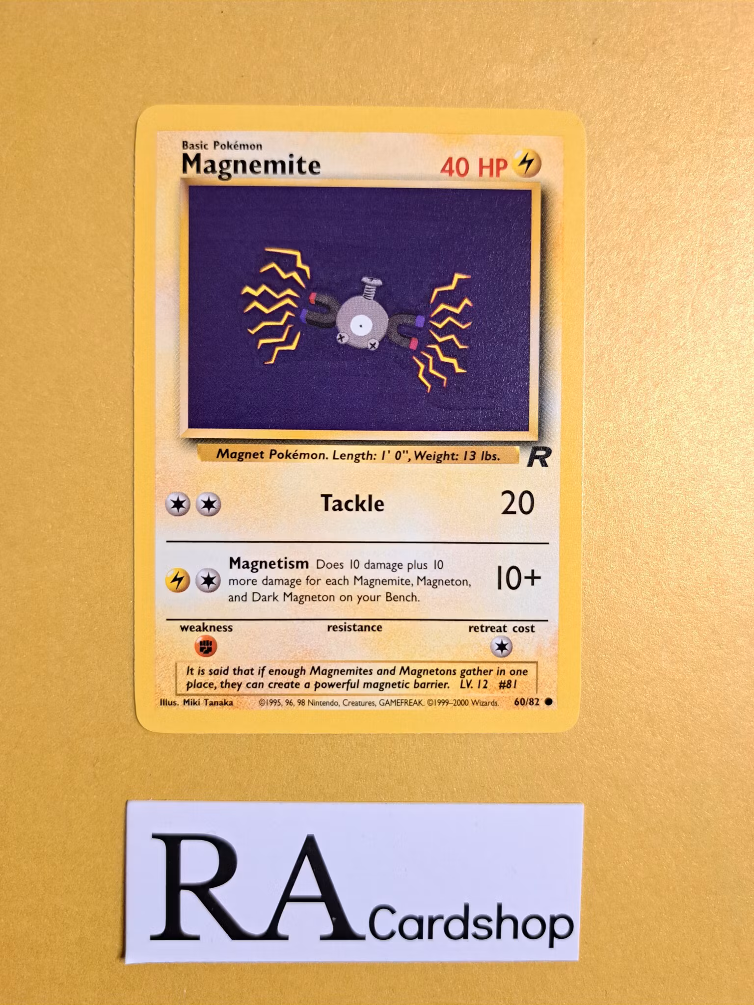 Magnemite Common 60/82 Team Rocket Pokemon (3)