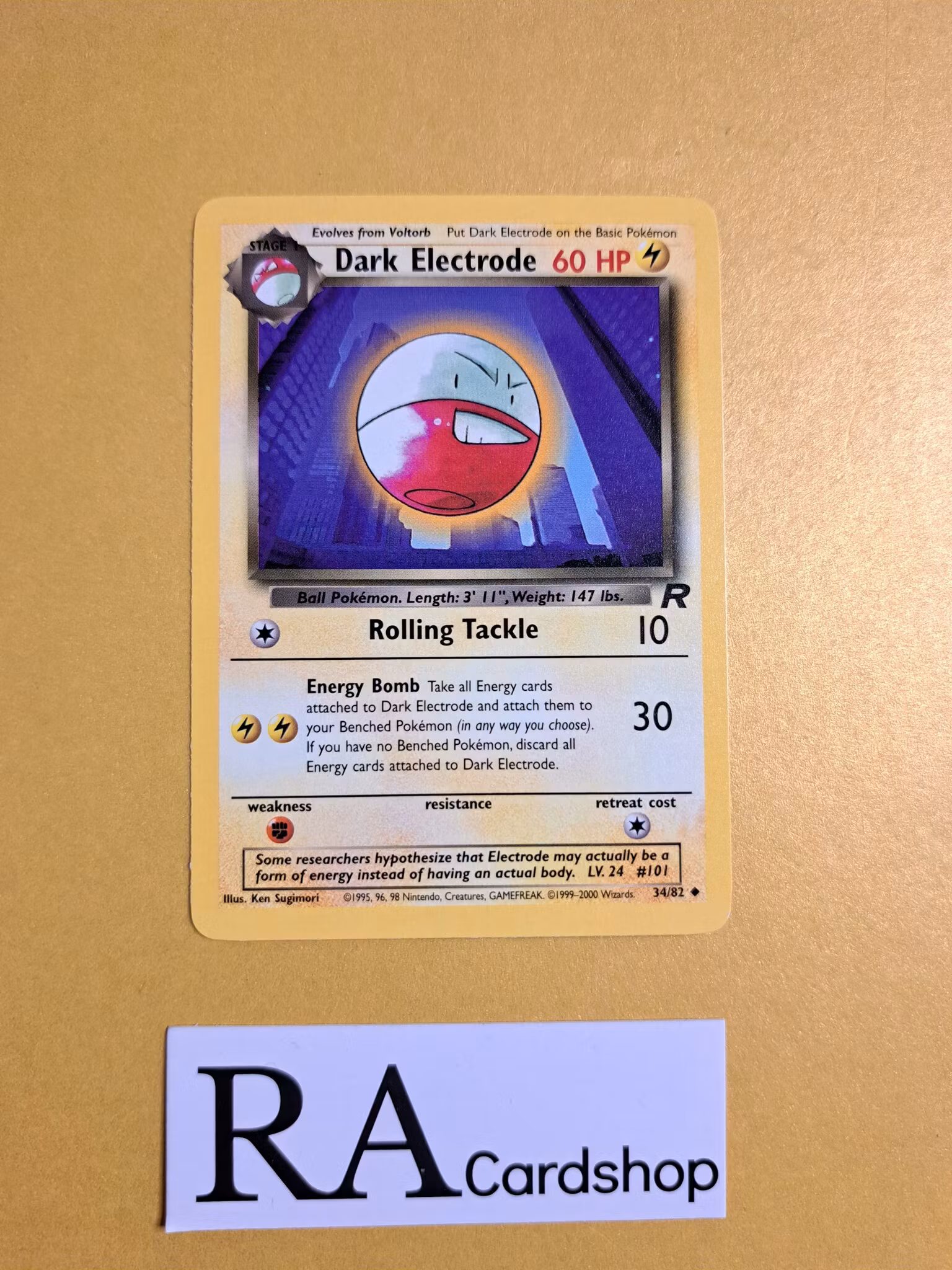 Dark Electrode Uncommon 34/82 Team Rocket Pokemon