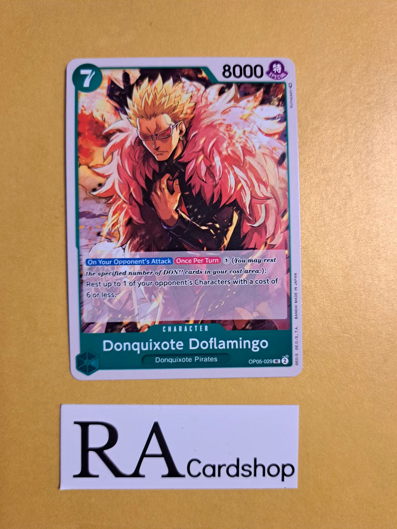 Donquxote Doflamingo Uncommon OP05-029 Awakening of the New Era OP05 One Piece