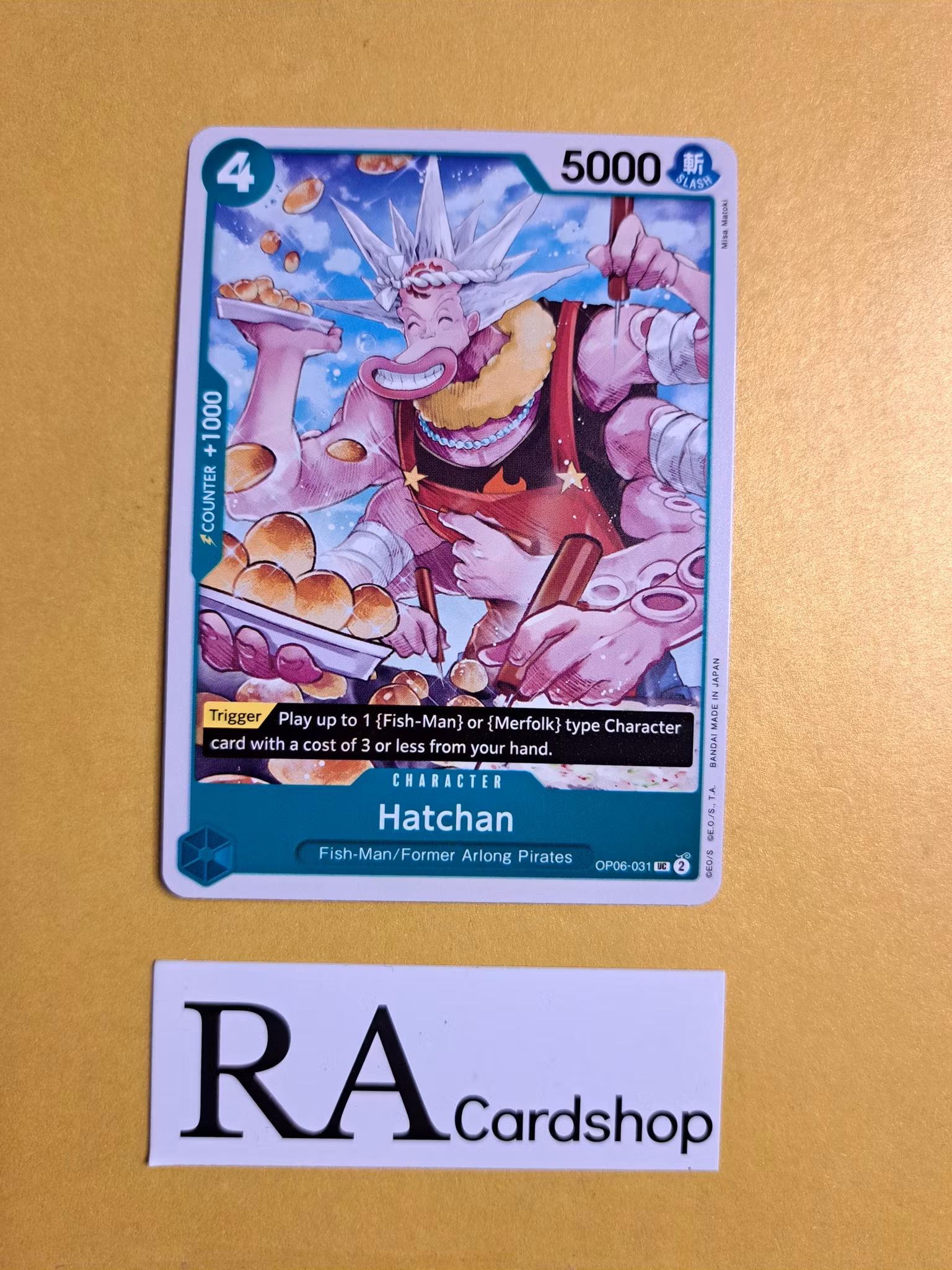 Hatchan Uncommon OP06-031 Wings of the Captain OP06 One Piece