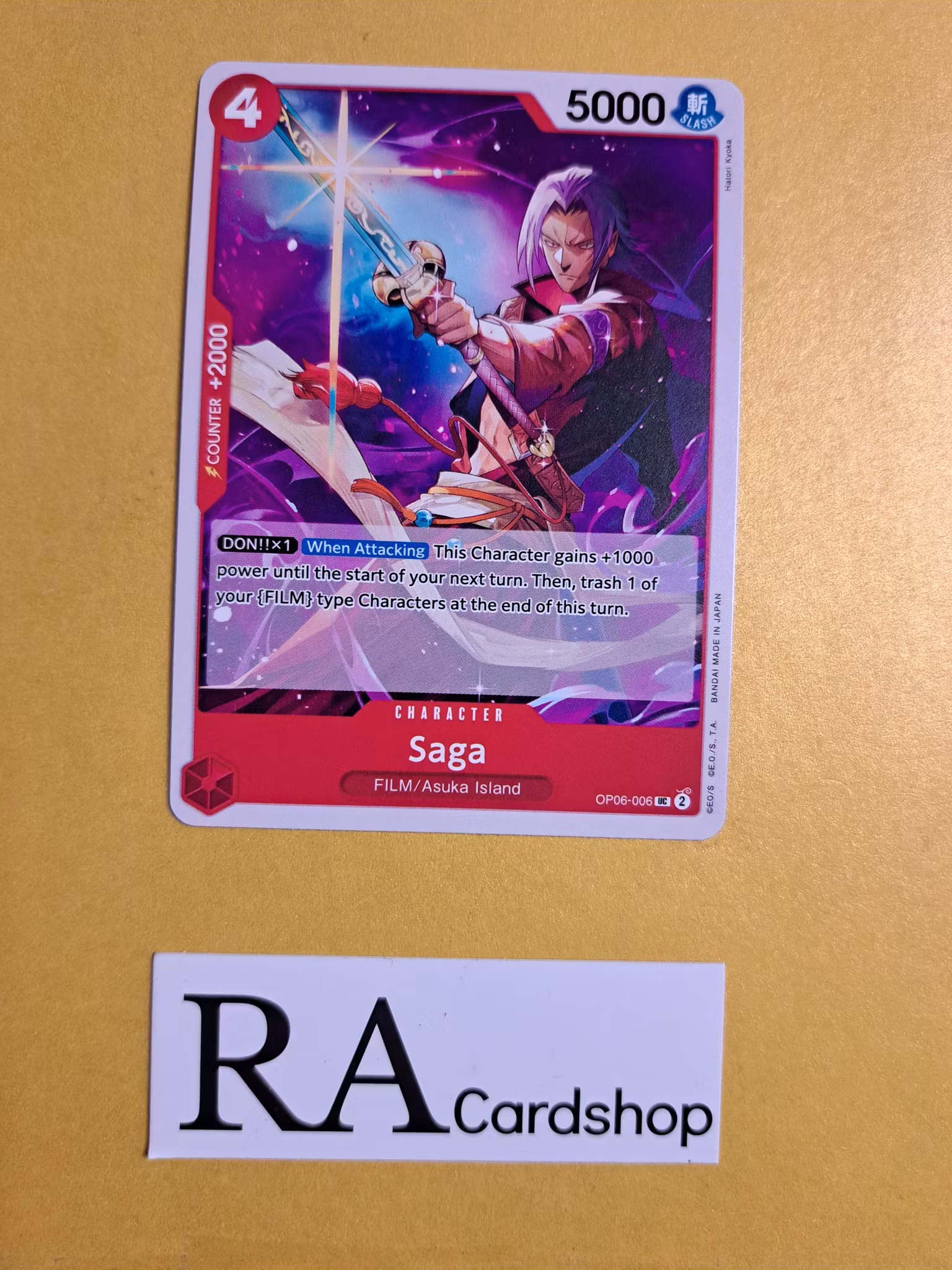 Saga Uncommon OP06-006 Wings of the Captain OP06 One Piece