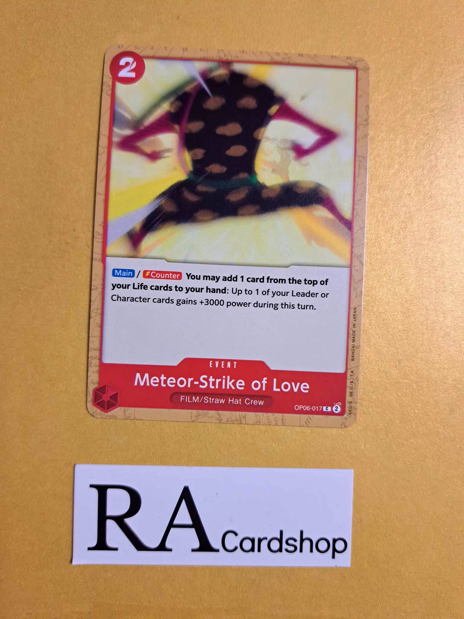 Meteor-Strike of Love Common OP06-017 Wings of the Captain OP06 One Piece