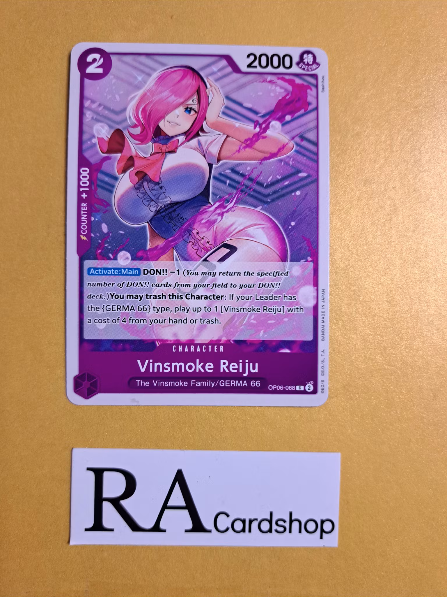 Vinsmoke Reiju Common OP06-068 Wings of the Captain OP06 One Piece