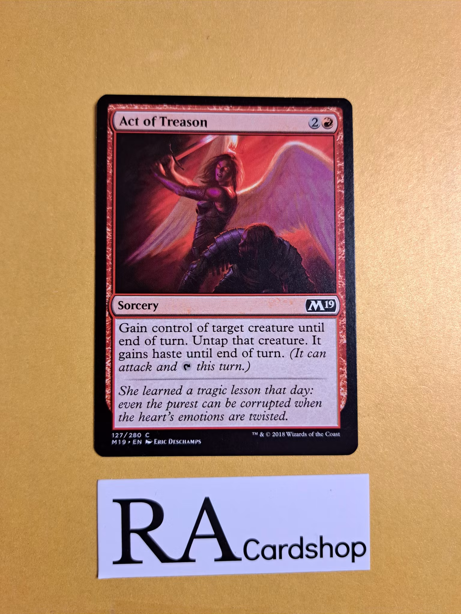Act of Treason Common 127/280 Core 2019 (M19) Magic the Gathering