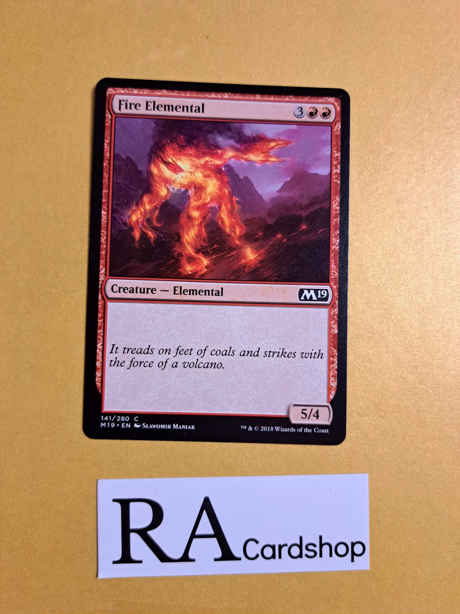 Fire Elemental Common 141/280 Core 2019 (M19) Magic the Gathering