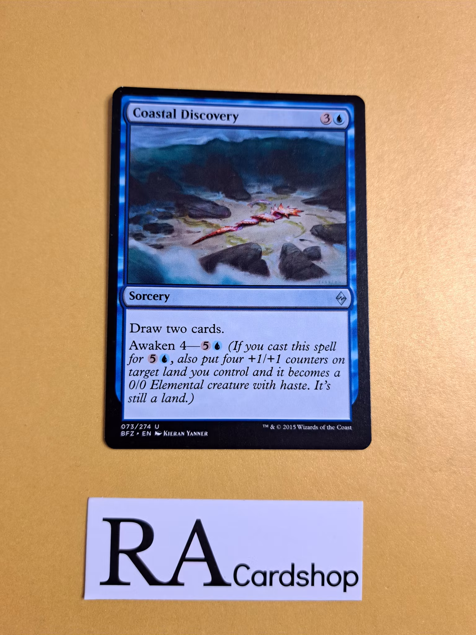 Coastal Discovery Uncommon 073/274 Battle for Zendikar (BFZ) Magic the Gathering