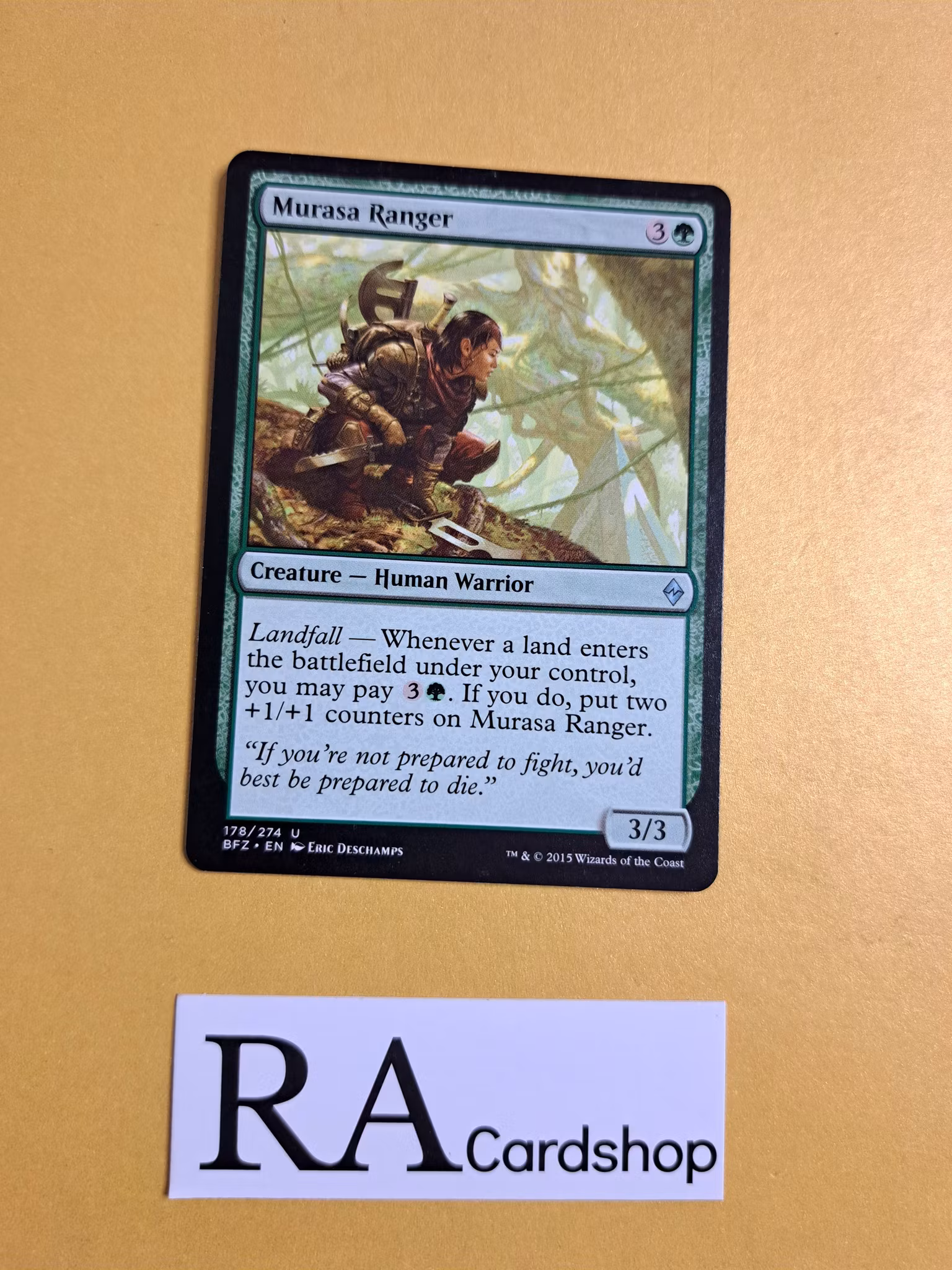 Murasa Ranger Uncommon 178/274 Battle for Zendikar (BFZ) Magic the Gathering