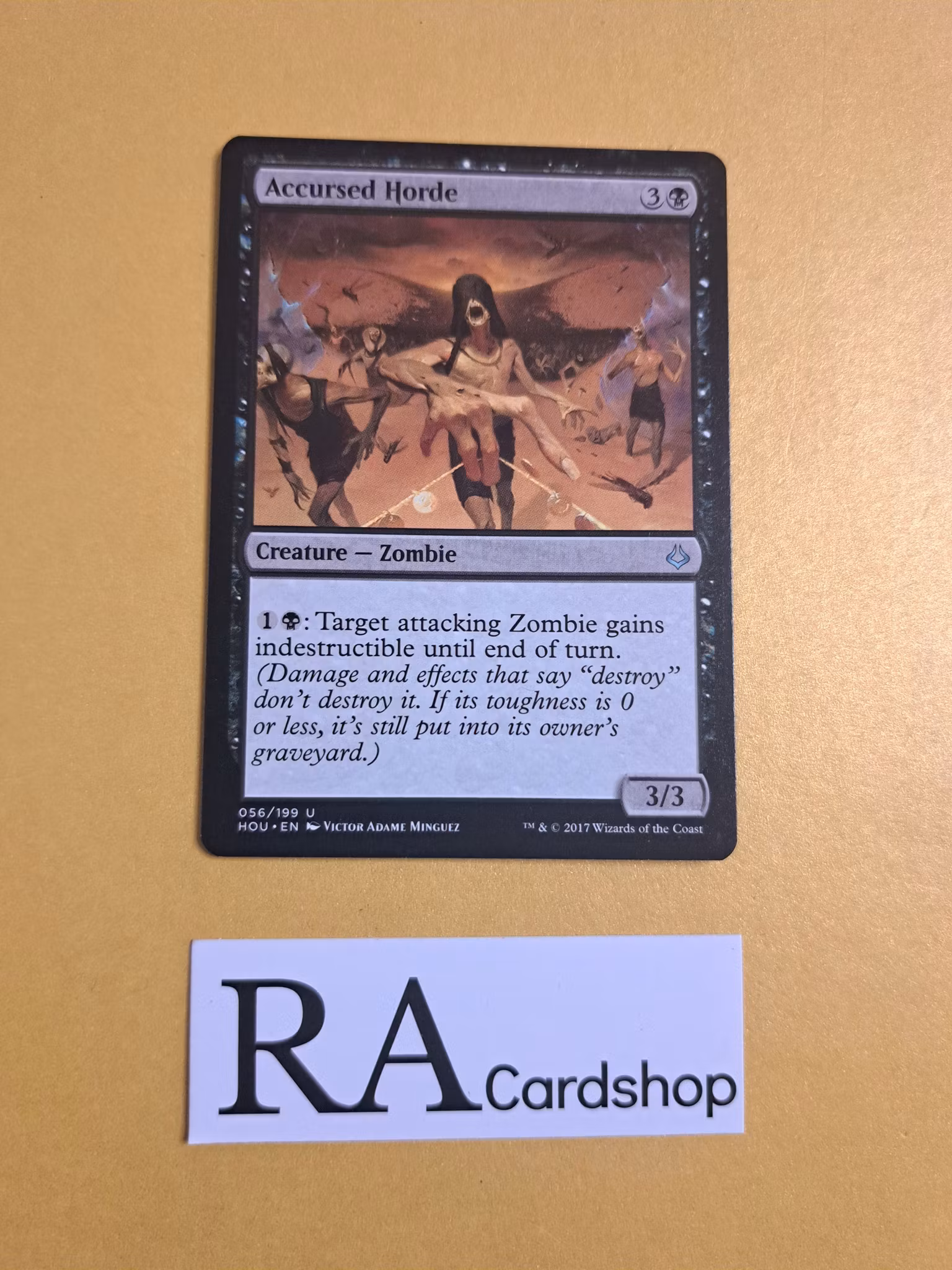 Accursed Horde Uncommon 056/199 Hour of Devesation (HOU) Magic the Gathering