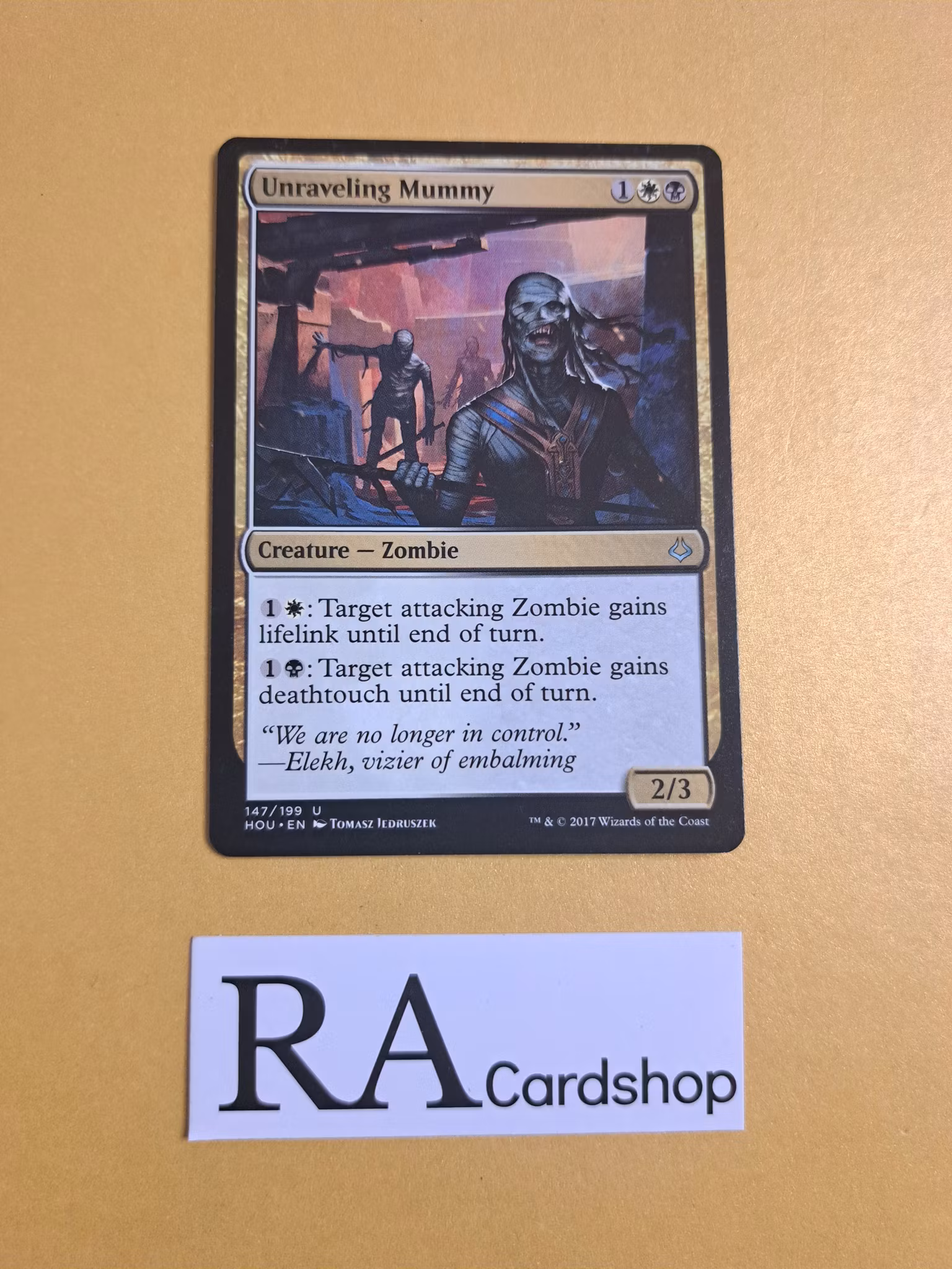Unraveling Mummy Uncommon 147/199 Hour of Devesation (HOU) Magic the Gathering