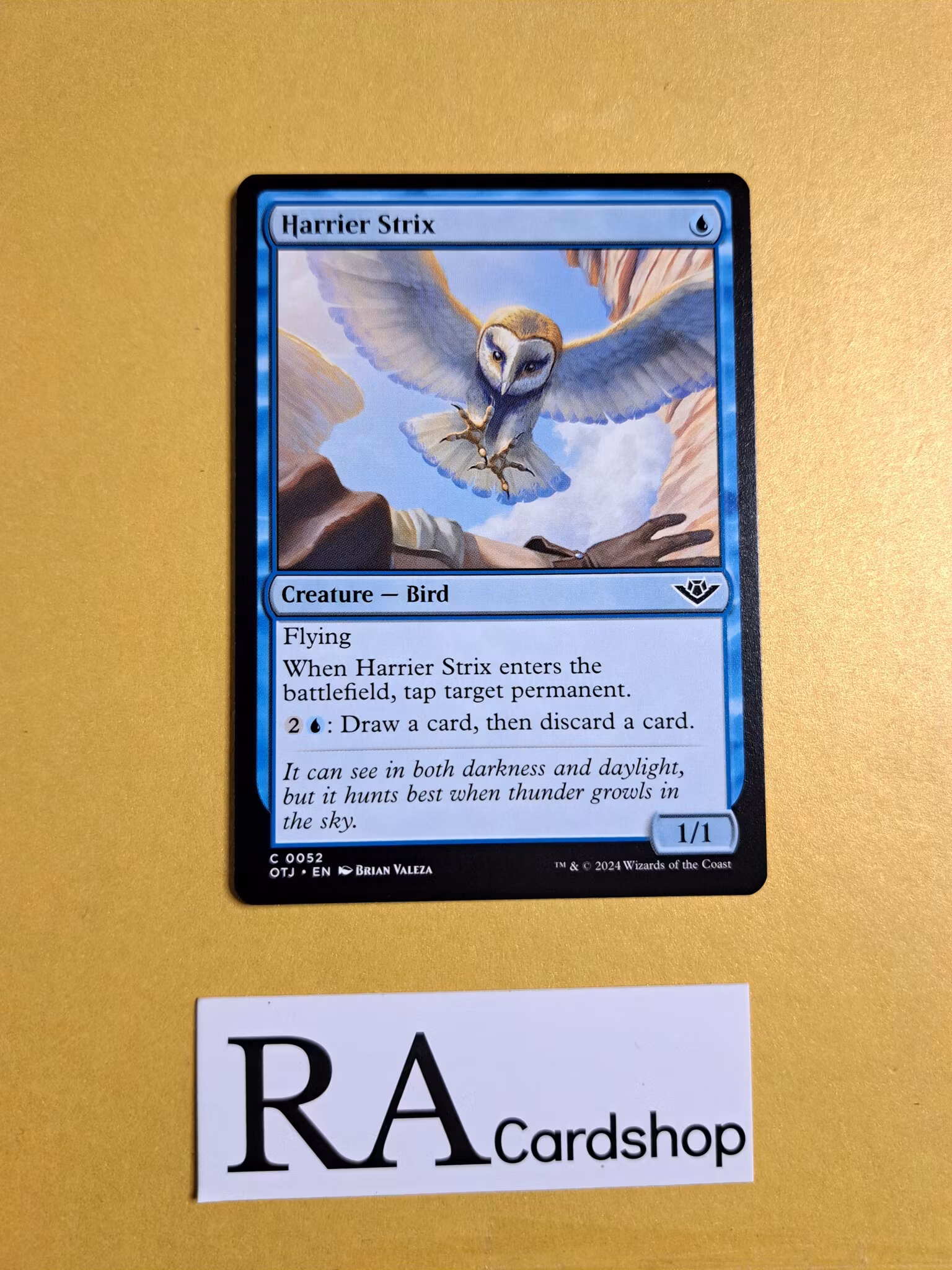 Harrier Strix Common 0052 Outlaws of Thunder Junction (OTJ) Magic the Gathering