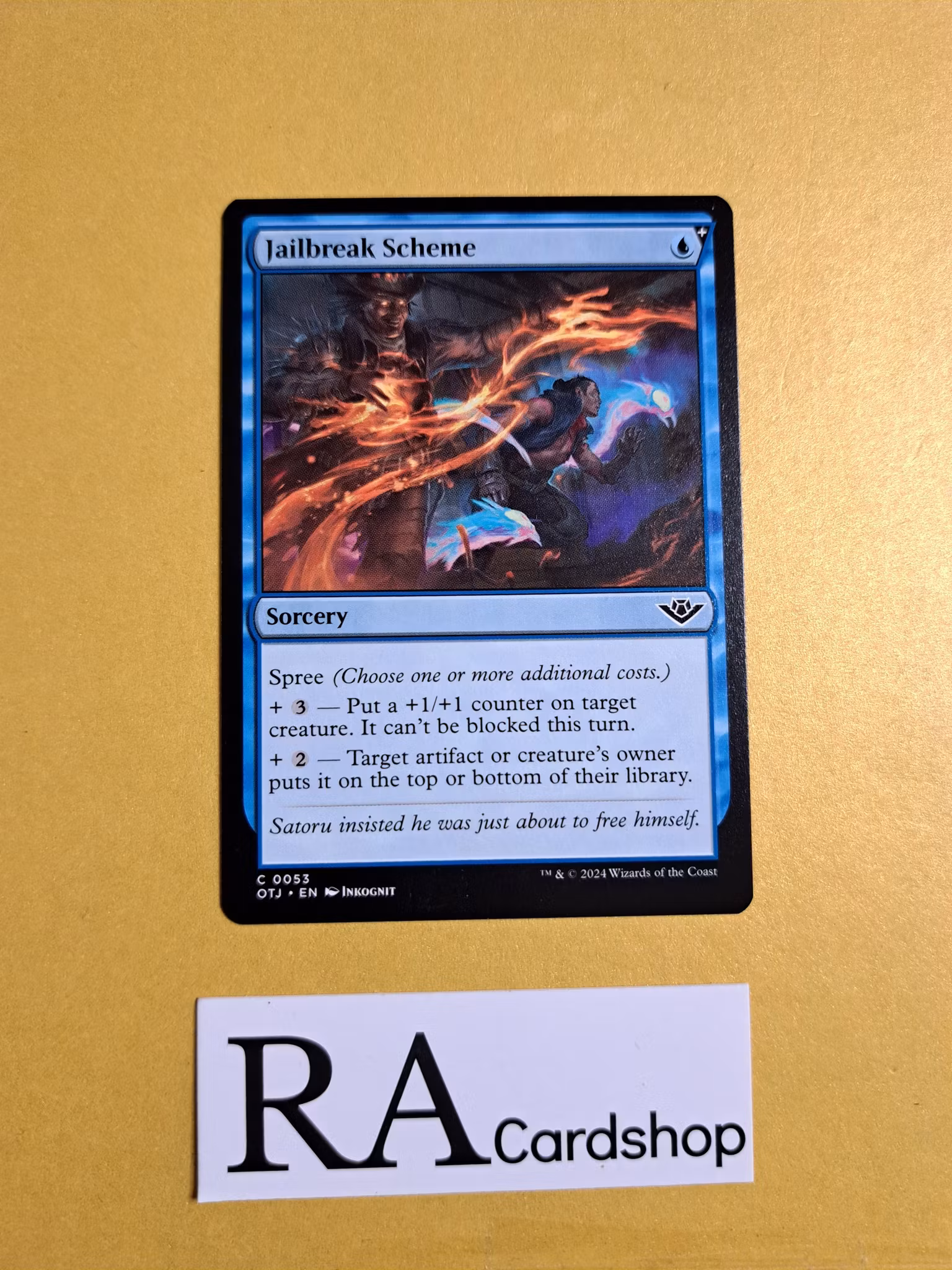 Jailbreak Scheme Common 0053 Outlaws of Thunder Junction (OTJ) Magic the Gathering